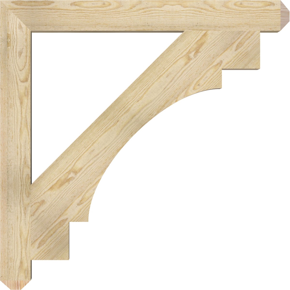 Ekena Millwork BKT04X38X38MRC04RDF Exterior-Brackets-Braces - View #3