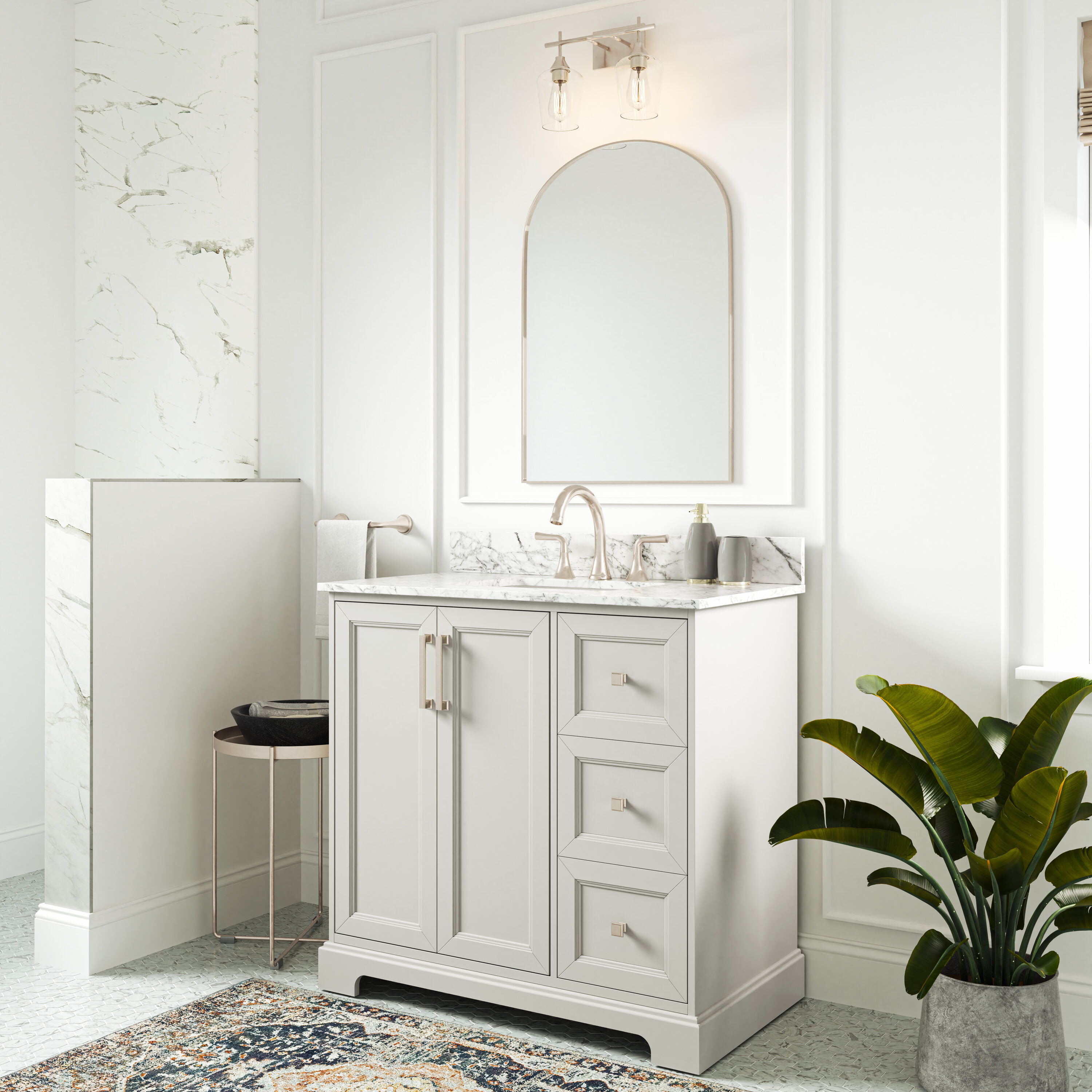 allen + roth LWS36TSVG Bath-Vanity-Combo - View #3