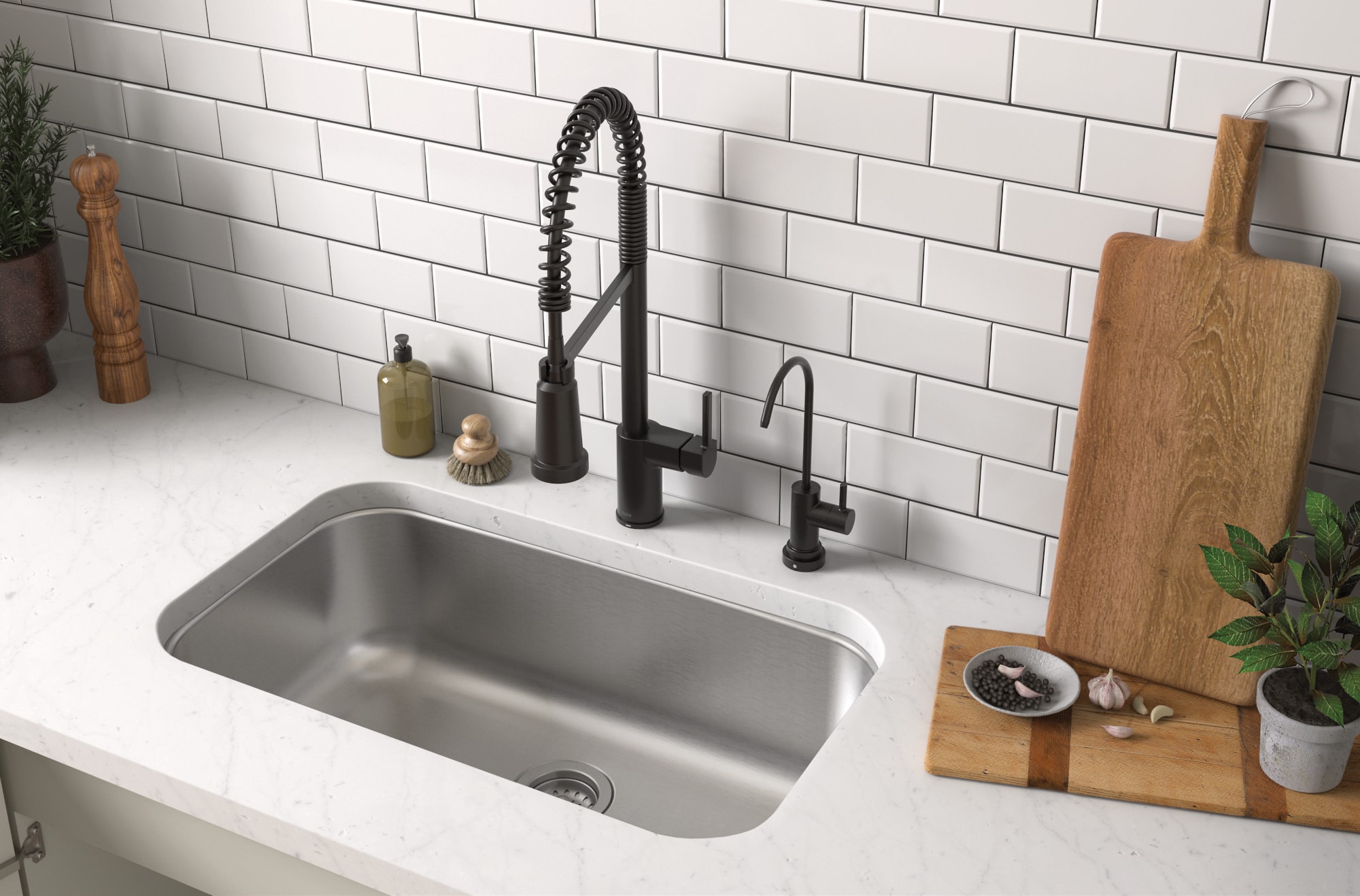 Moen F7660BL Kitchen-Faucets - View #2