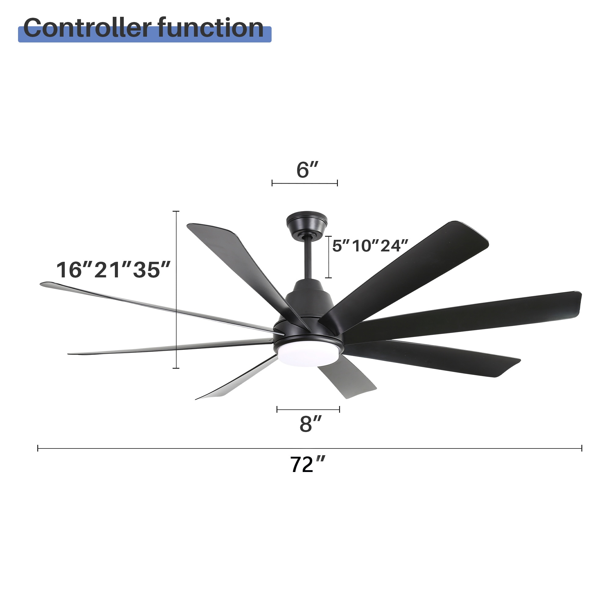 BABOOM BOM-P216909-OR Ceiling-Fans - View #3