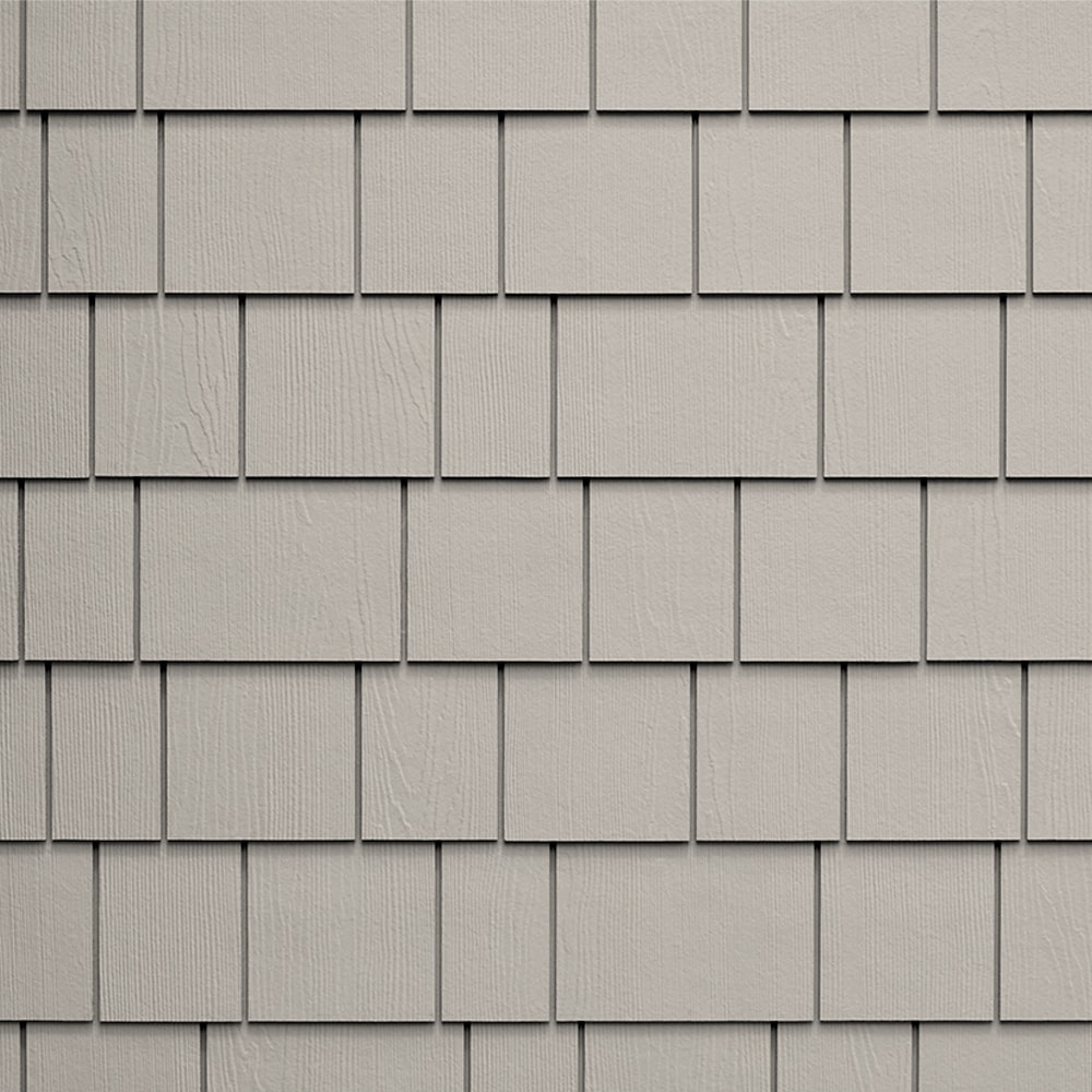 James Hardie 90300736 Magnolia Home Collection HZ10 Straight Fiber Cement Cedarmill Shingle siding panel Weathered Cliffs 15.25-in x 48-in