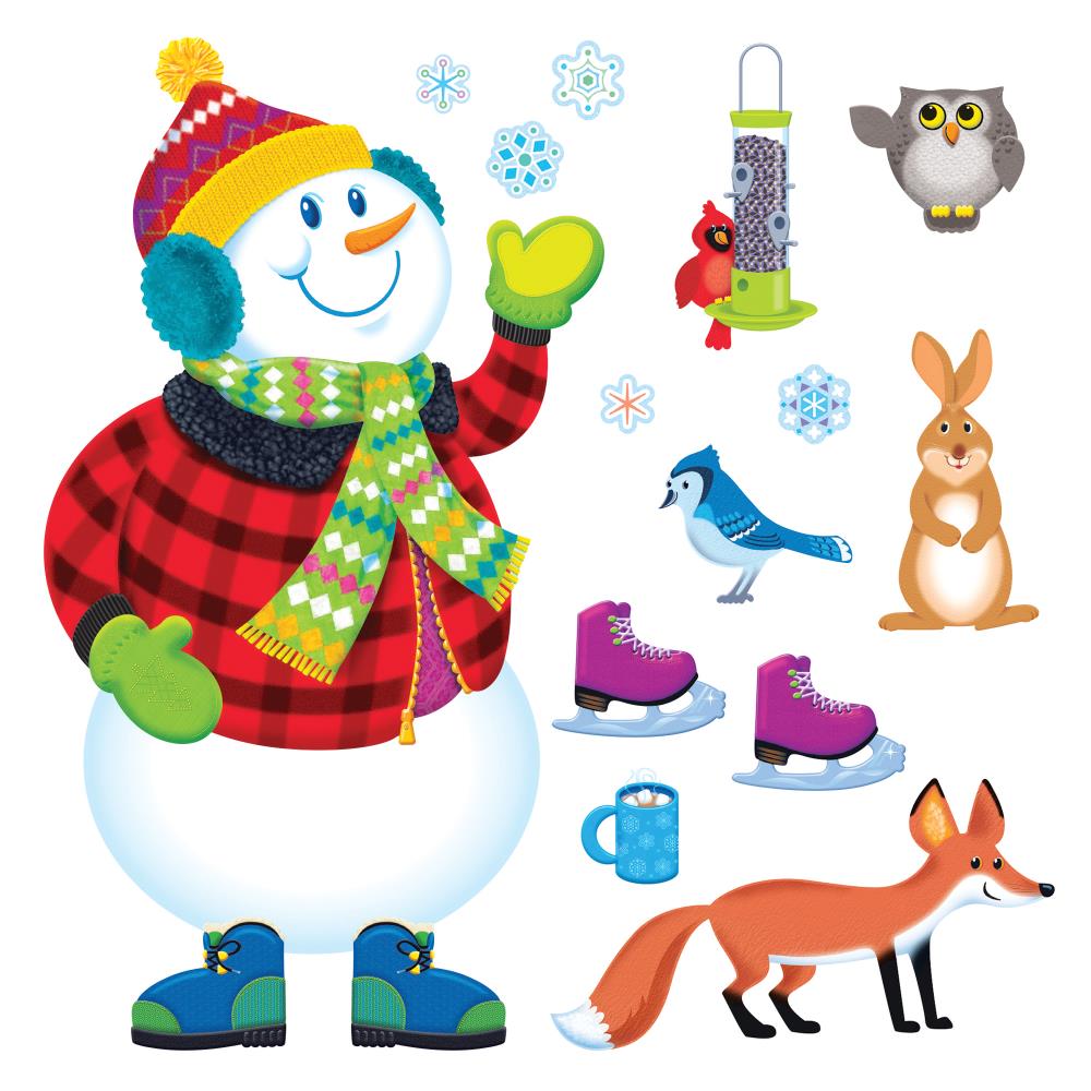 TREND Enterprises T-8127 Super Snowman Bulletin Board Set