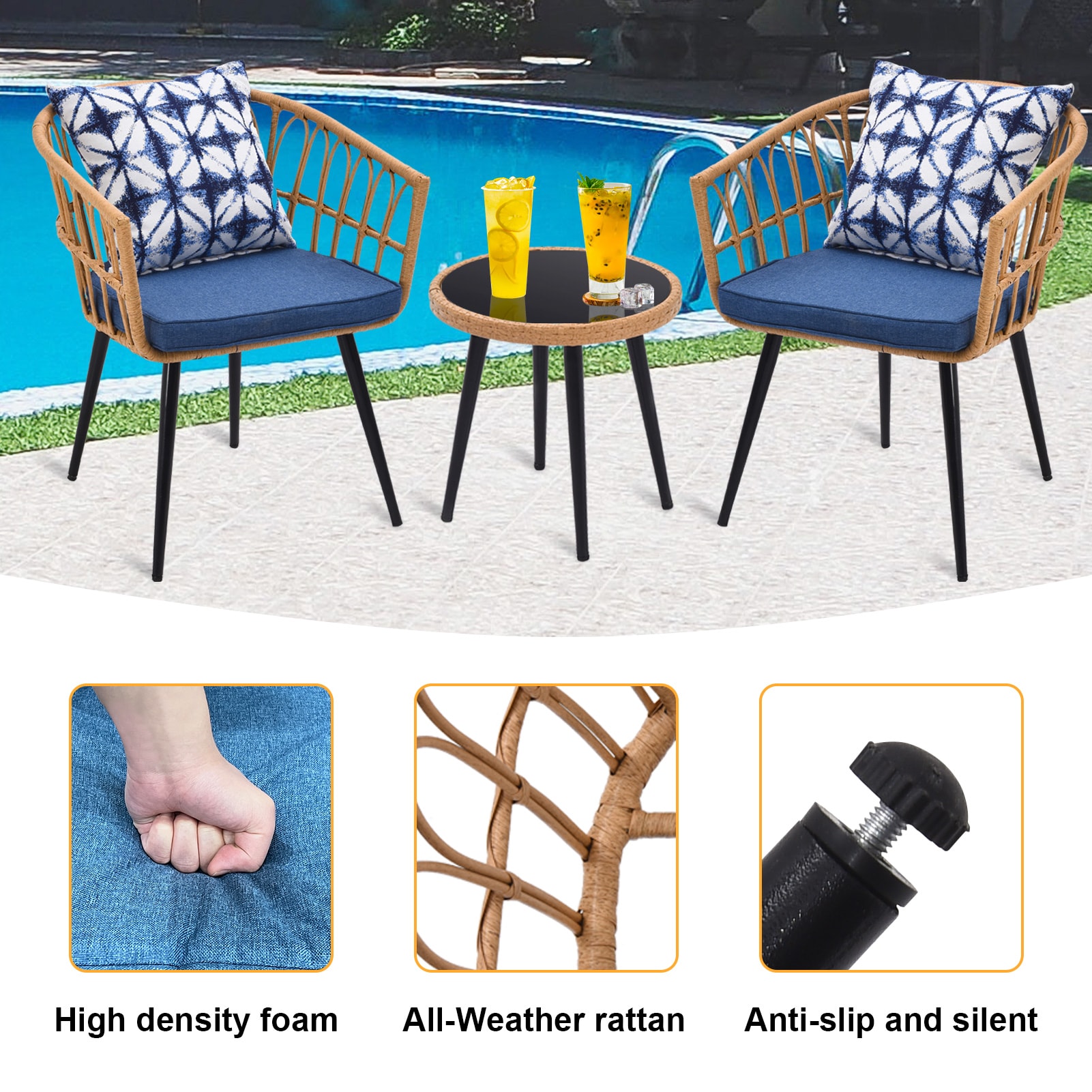 Mondawe OR-23225-BY Patio-Conversation-Sets - View #2