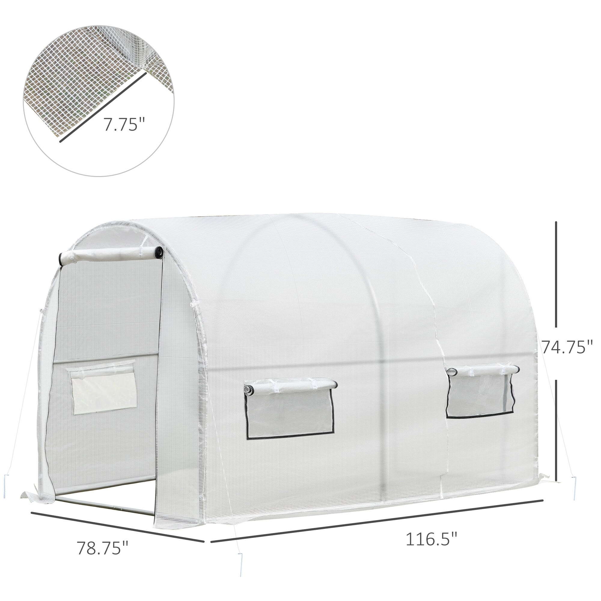 Outsunny 845-393V02 greenhouses - View #3