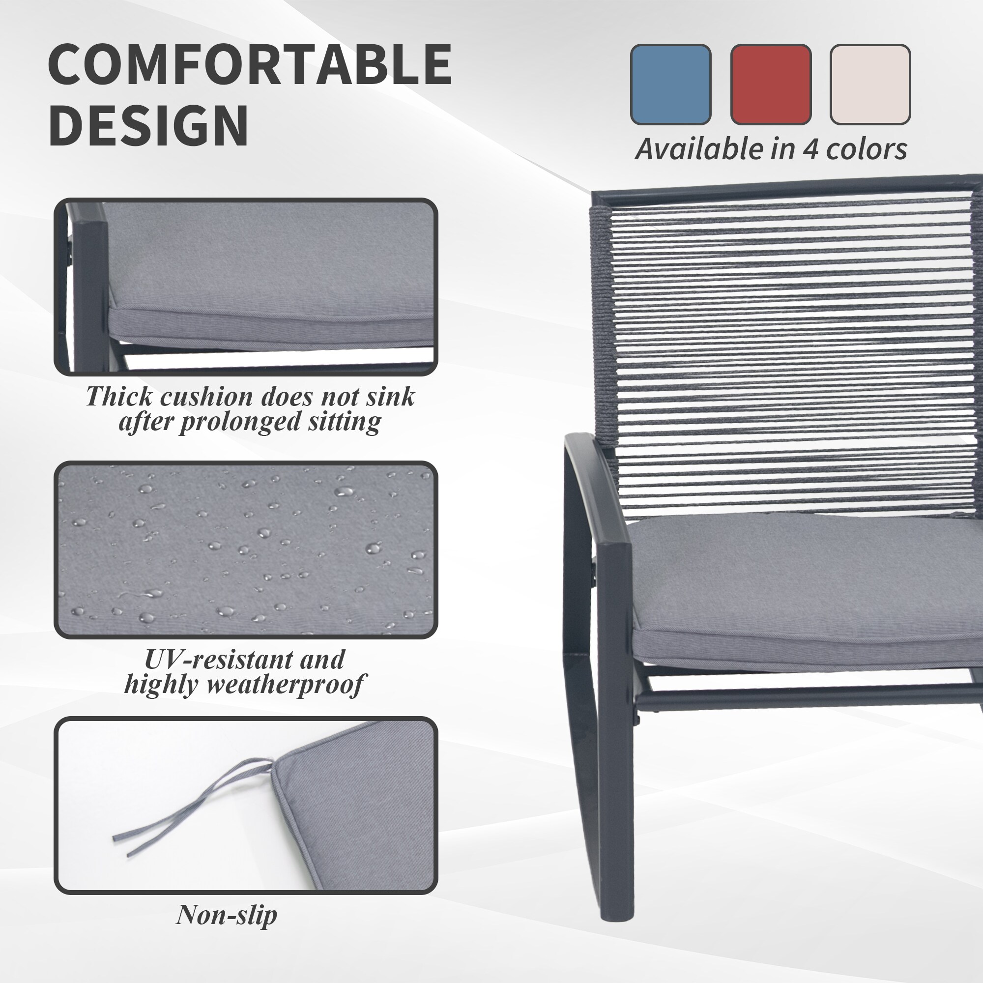 Clihome CL-FOPC360037 Patio-Conversation-Sets - View #6