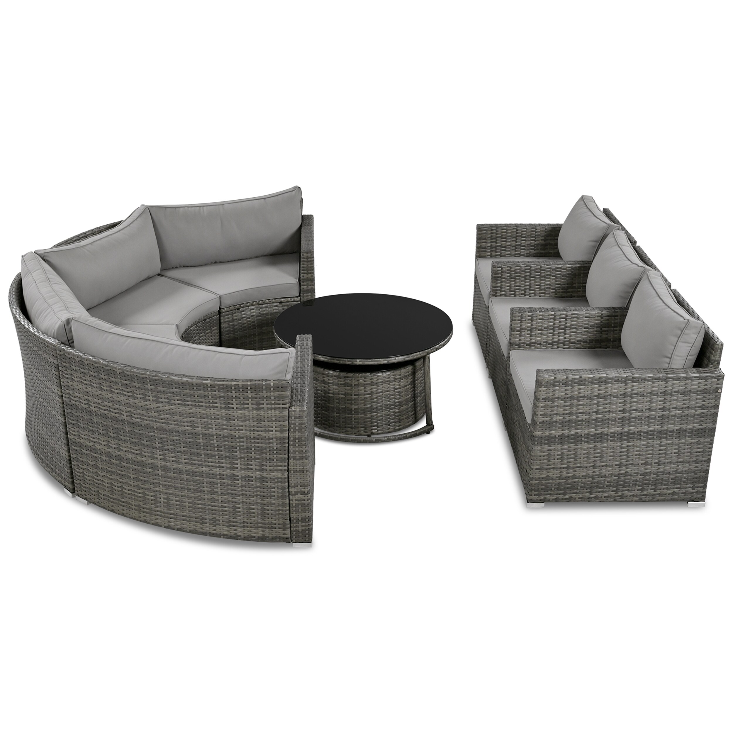 Clihome CNBL-04PWRD Patio-Conversation-Sets - View #11