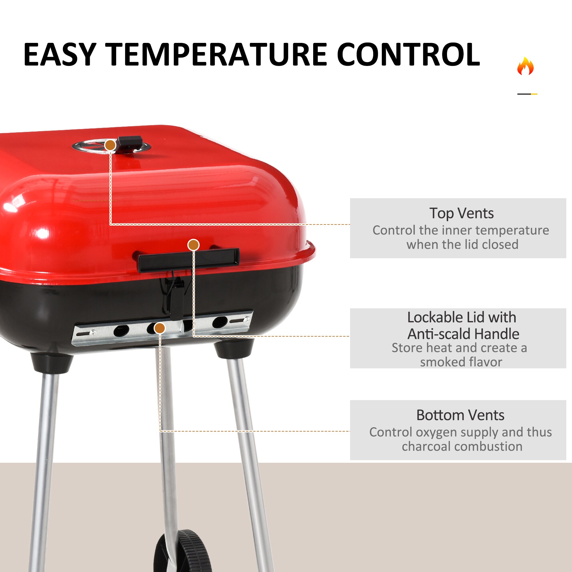Maocao Hoom JL172505 Charcoal-Grills - View #5
