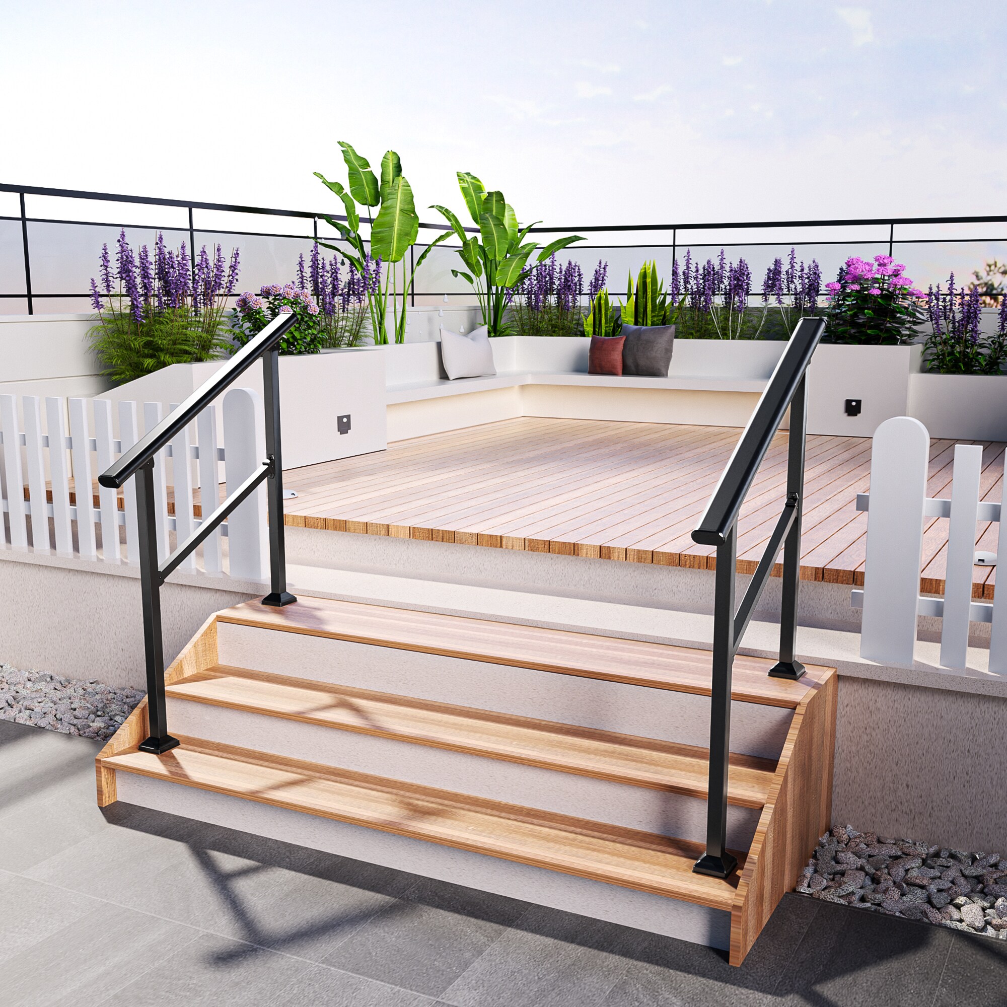 LOVMOR Y-FS-3STEP-2P Stair-Railing-Kits - View #2