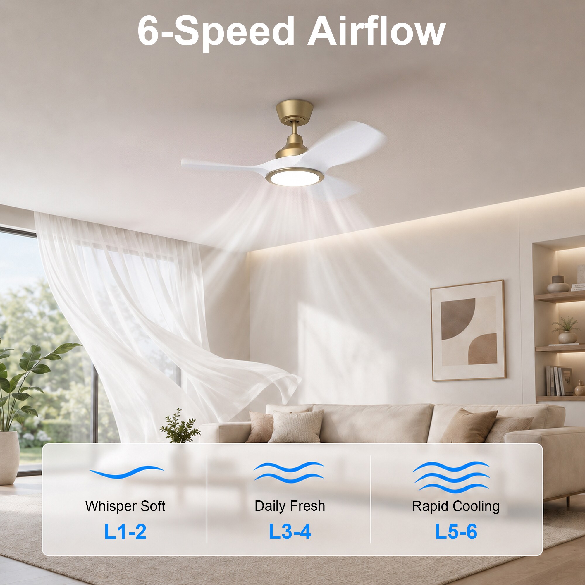 GreenEver CFL-0019-WG36 Ceiling-Fans - View #5