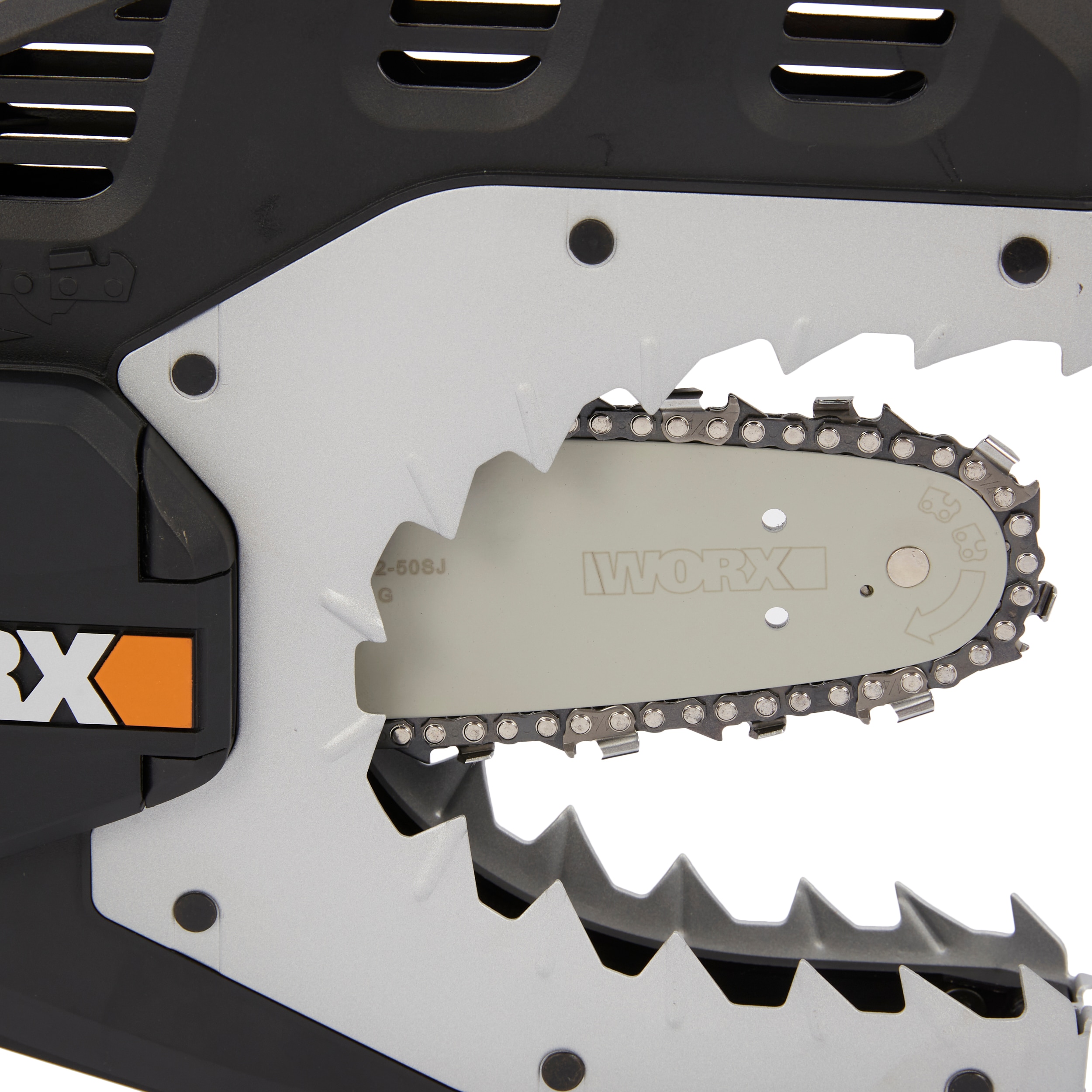 WORX Jaw Saw 20 volt 6 in Battery 2 Ah Chainsaw Battery and