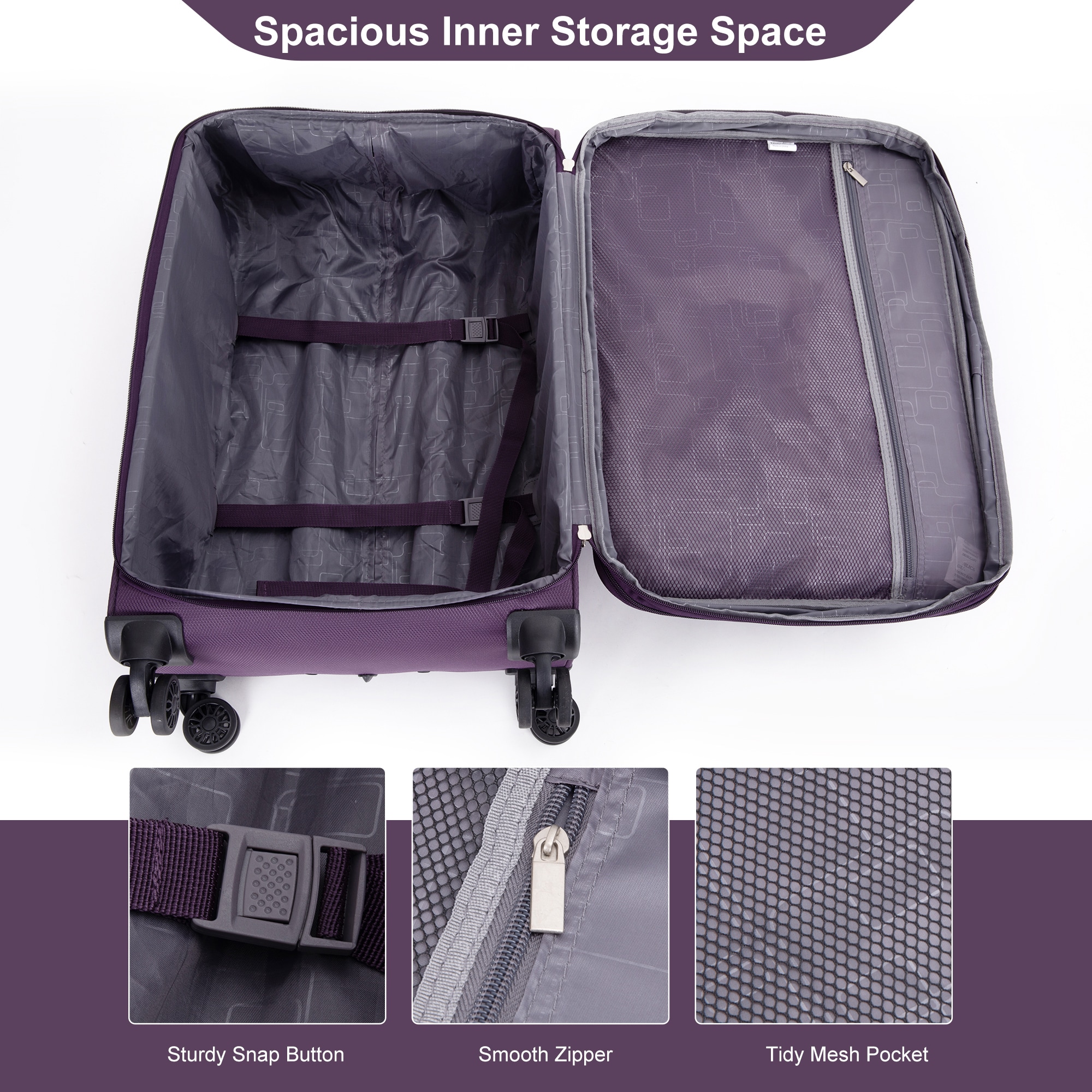 SINOFURN SYD9400002PP Luggage-And-Luggage-Sets - View #4