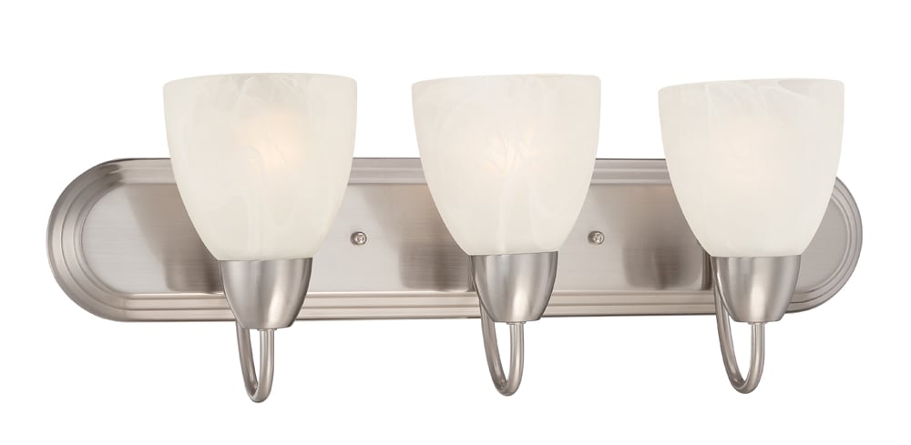 Designers Fountain Torino 24-in 3-Light Nickel Modern/Contemporary ...