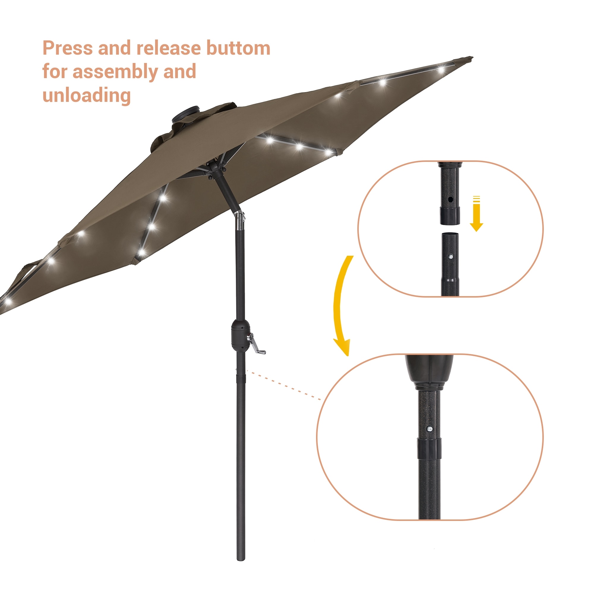 ACEGOSES LW-LED75TP Umbrellas-2 - View #7