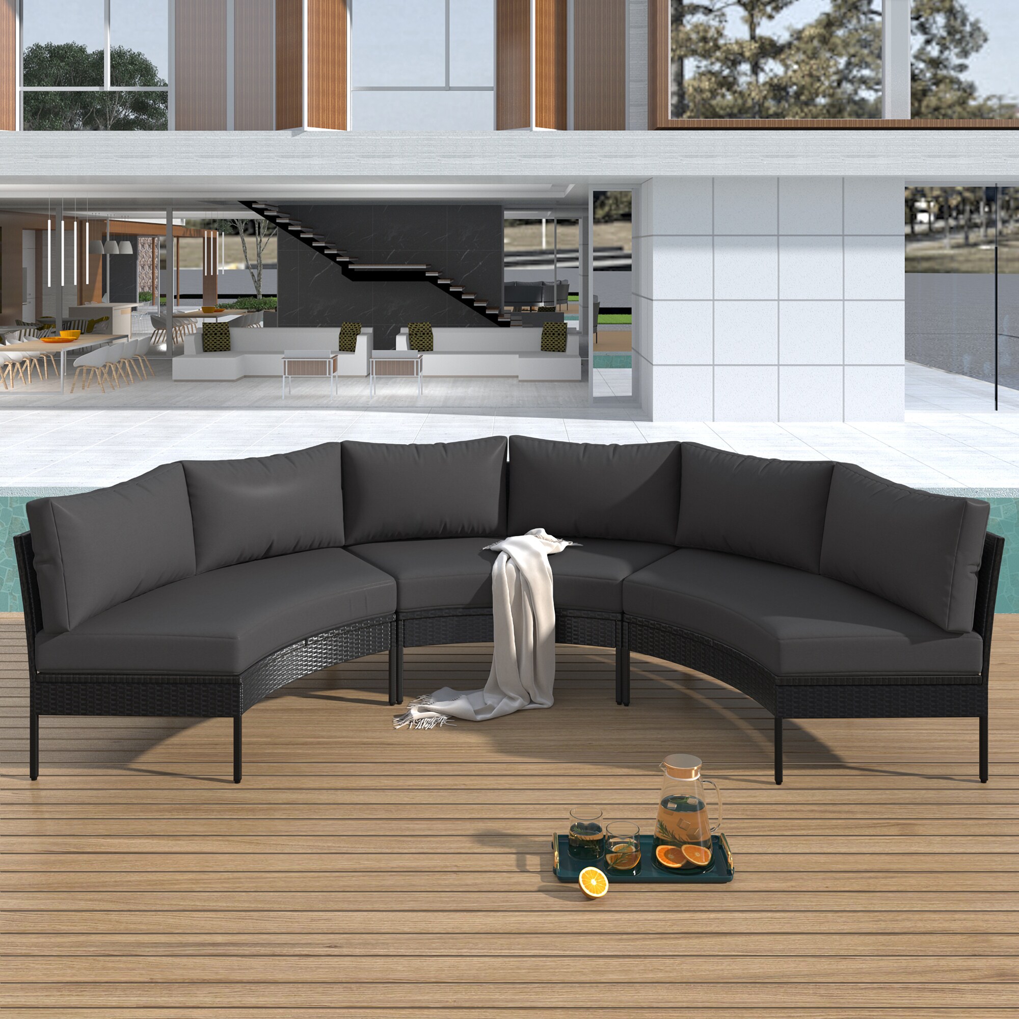 Nestfair AUST0377E Patio-Sofas-Daybeds - View #2