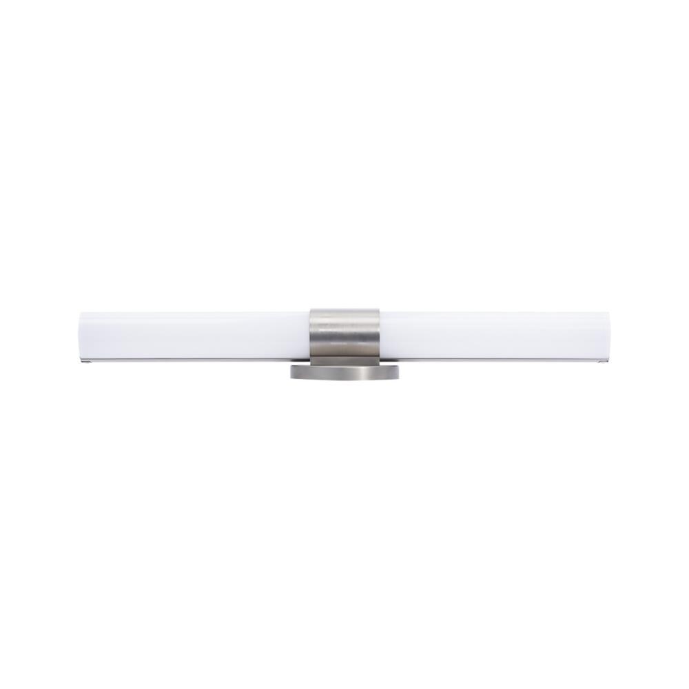 WAC Lighting Turbo 24.02-in 1-Light Brushed Nickel LED Transitional Vanity  Light in the Vanity Lights department at