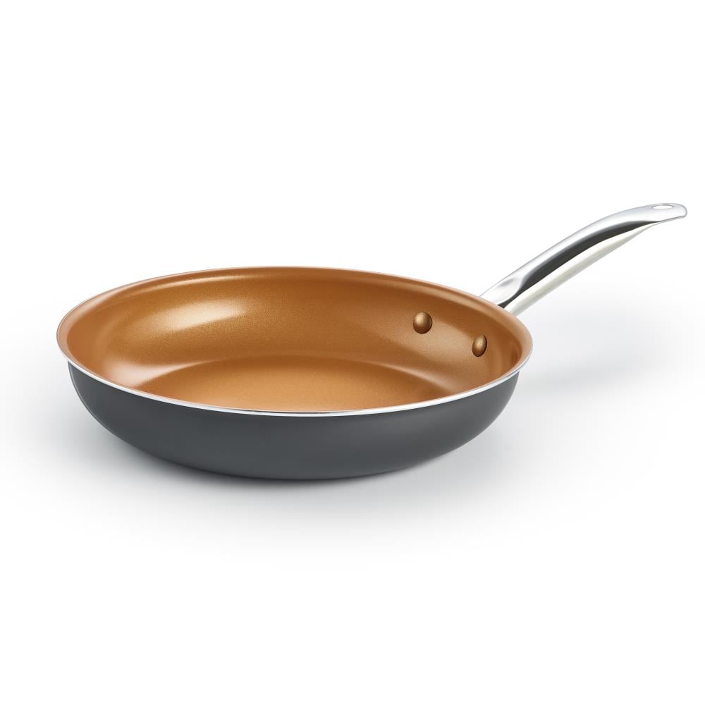 Healthy Chef's Copper Frying Pan With Nonstick Coating - Induction Fry –  Icydeals