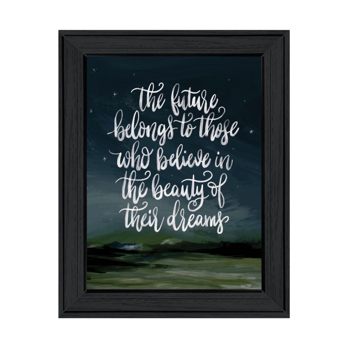 Trendy Decor 4U  FEN570405 Beauty of Your Dreams Wall Art By House Fenway  Modern Positive Affirmations 19 H x 15 W