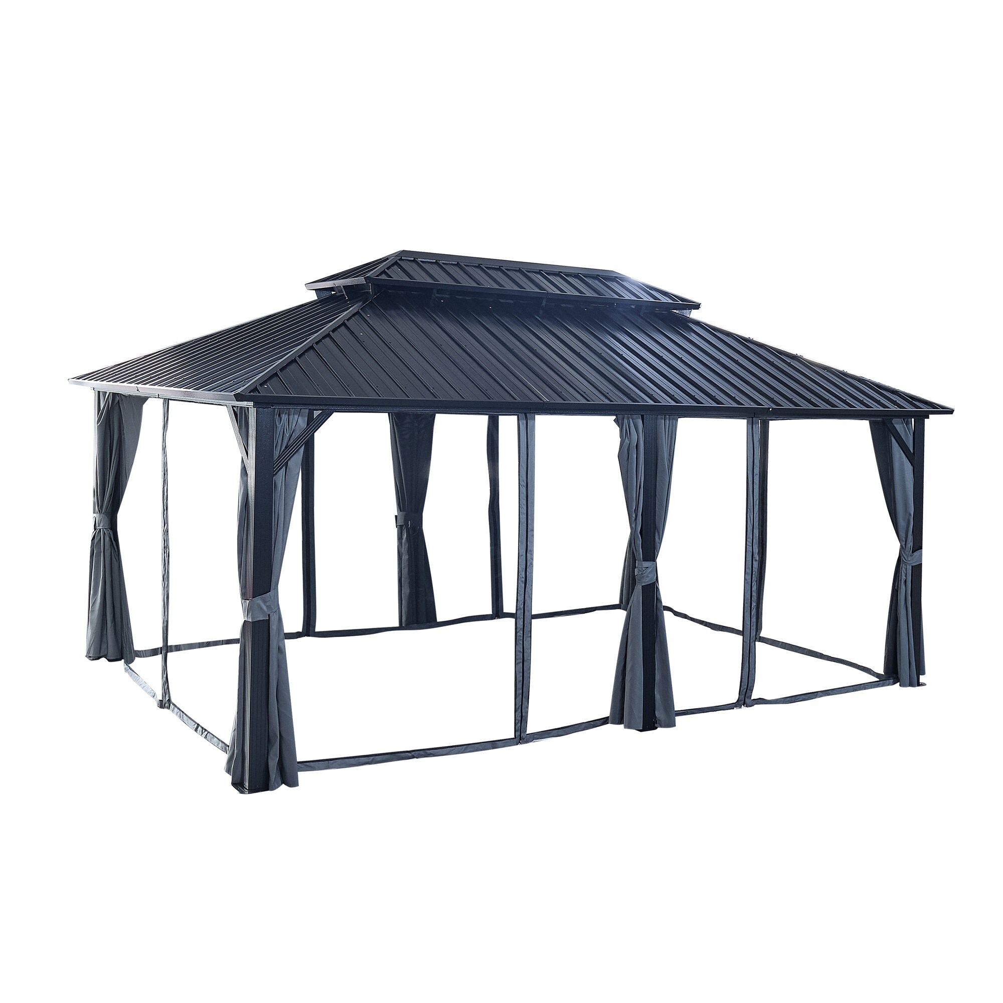 Mondawe 21OD140122BE-B Wood-Resin-Gazebos - View #8