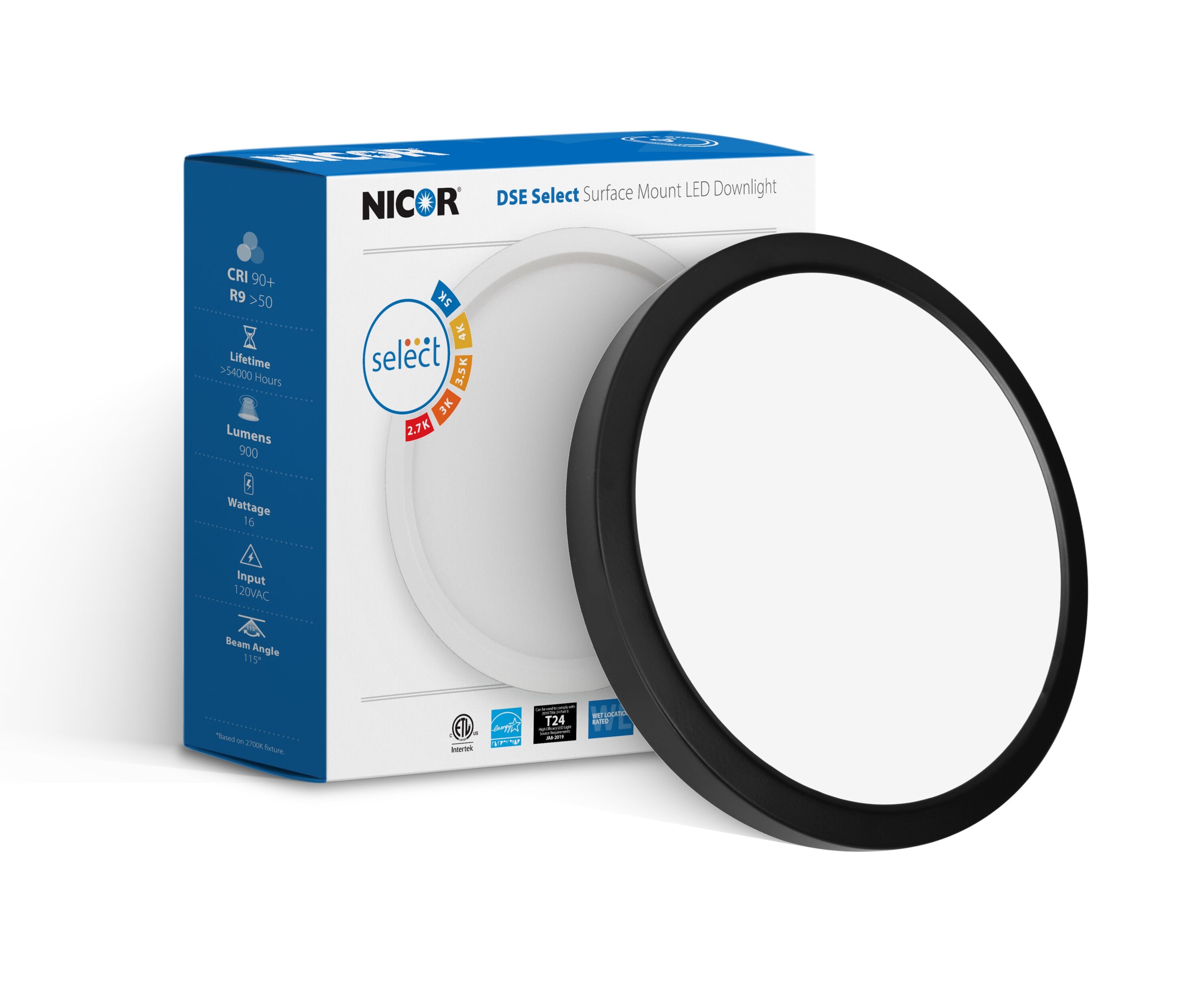Nicor Lighting DSE93120SRDBK flushmounts - View #7