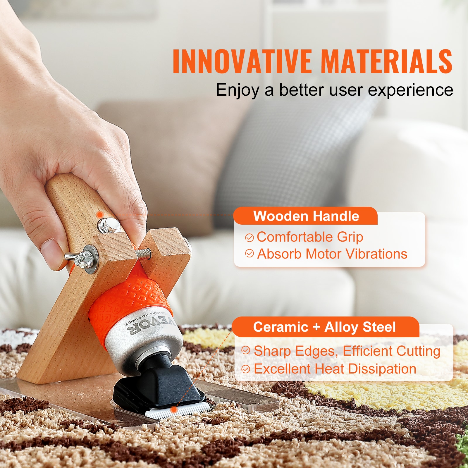 VEVOR DTXJQYS00000ZZSWRV1 Carpet-Trimmers - View #5