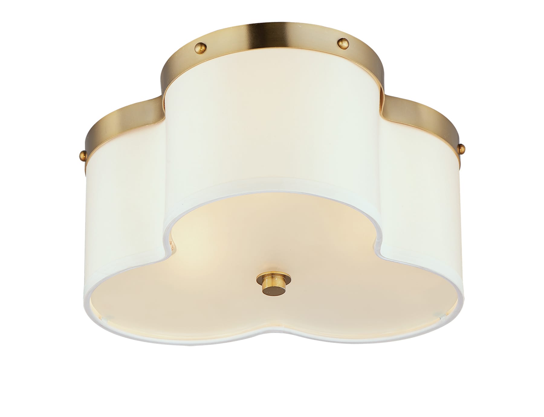 clover shaped flush mount light