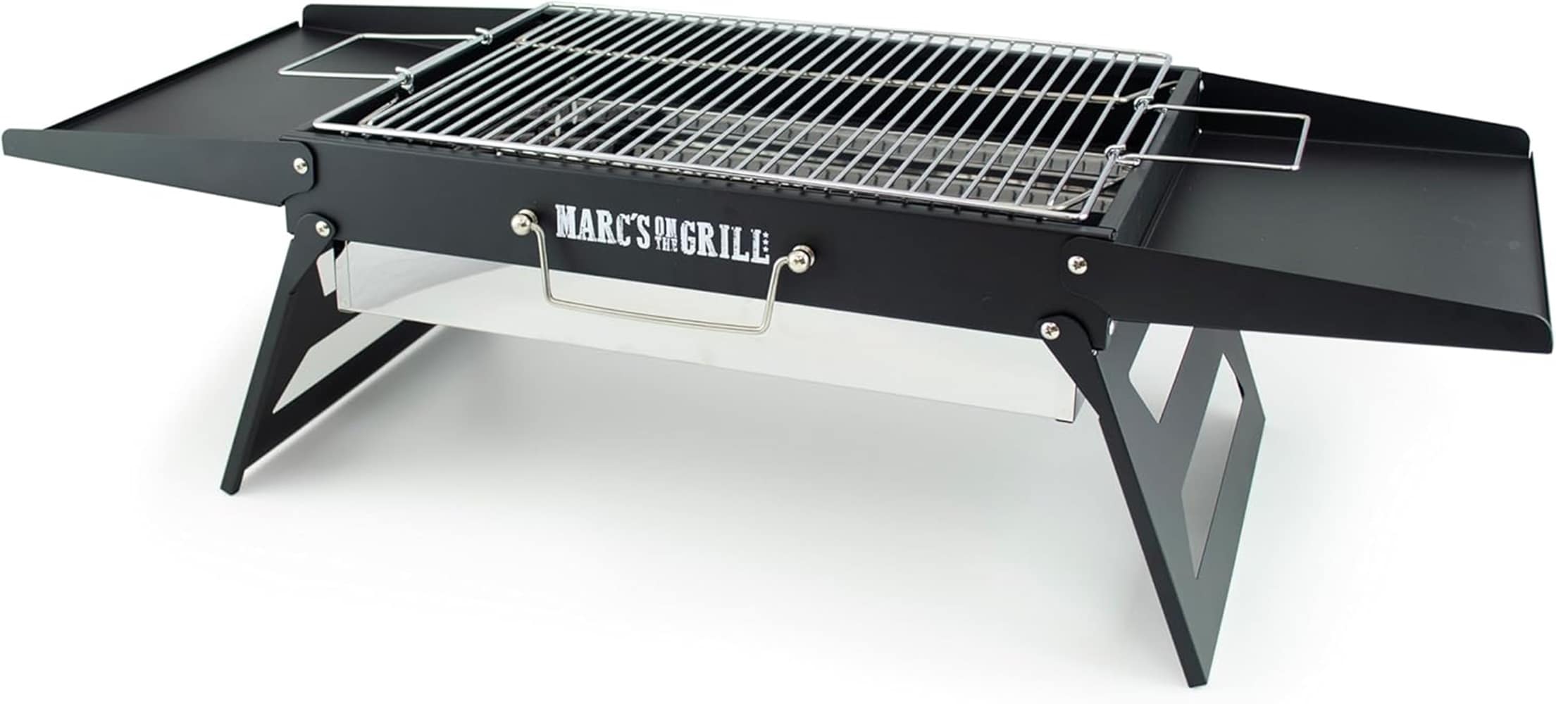 J&V TEXTILES DMO01001 Marc's On The Grill 14-in W Black Charcoal Grill