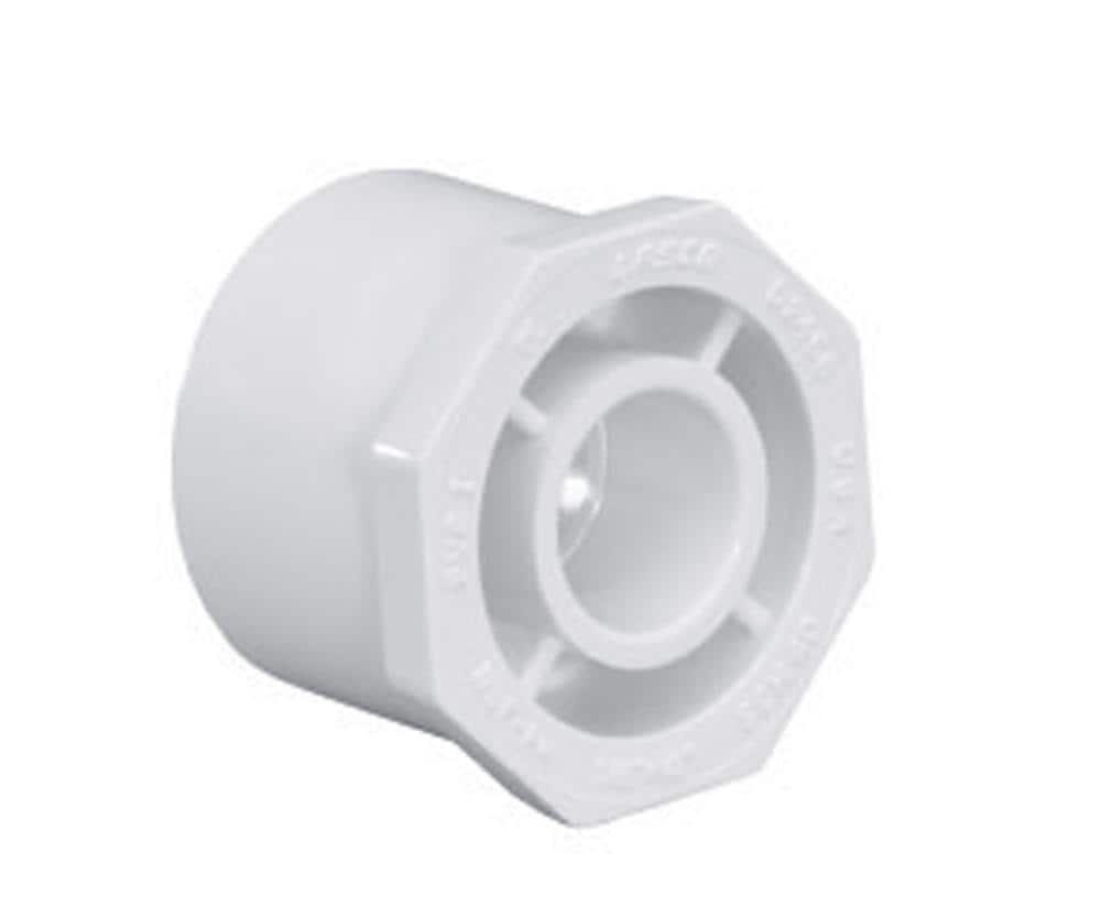 LASCO 437249RMC 2-in x 1-in Schedule 40 PVC Reducing Bushing