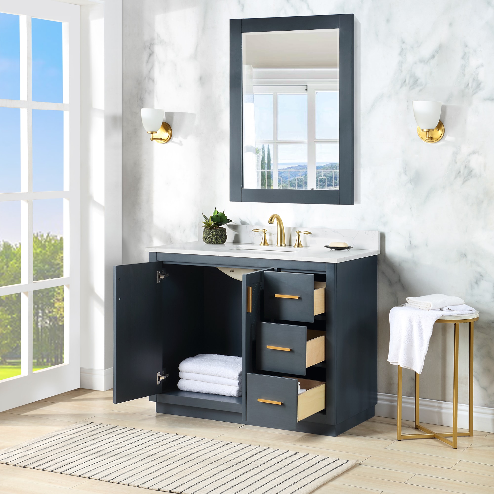 Altair 543042-CB-GW Bath-Vanity-Combo - View #3