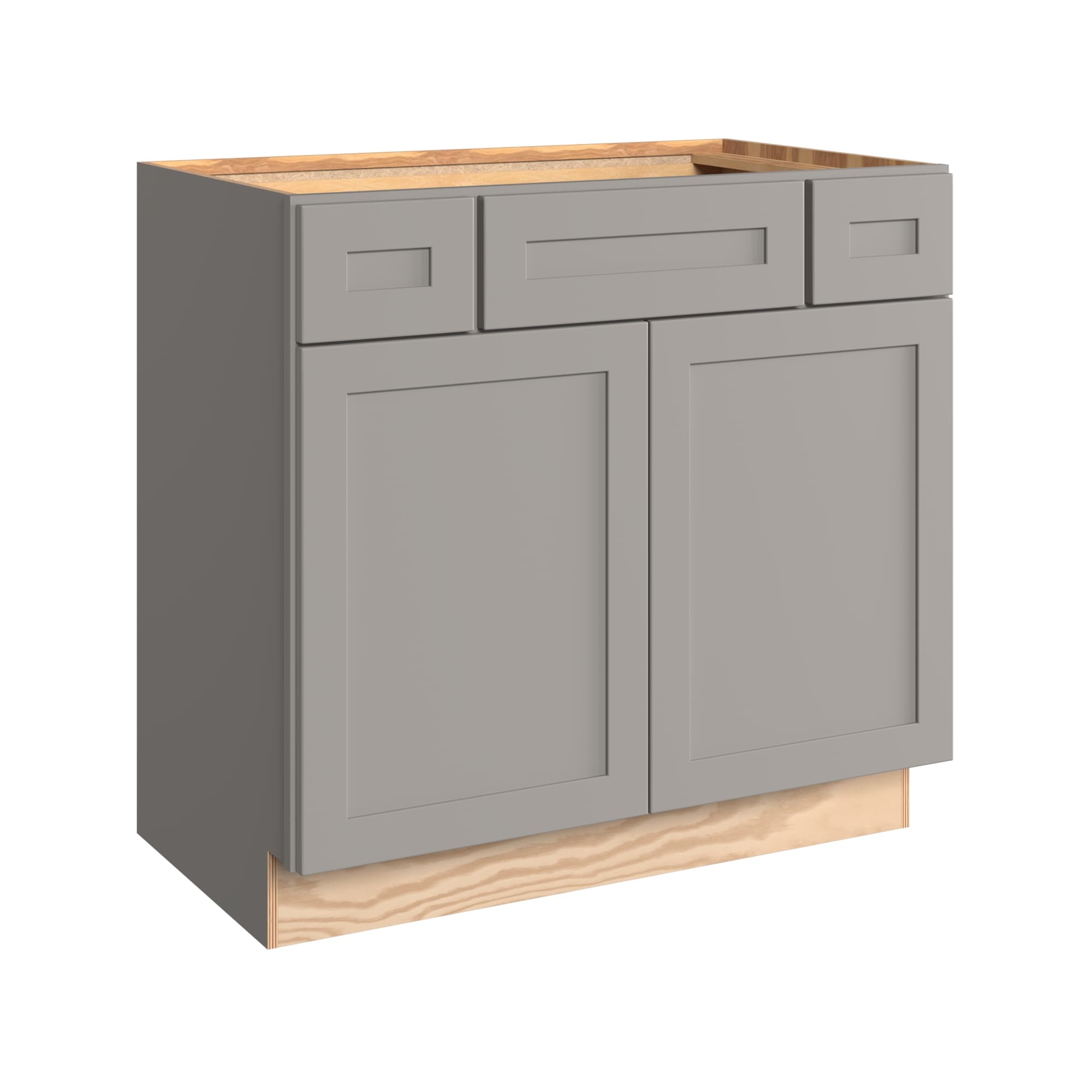 KraftMaid Momentum VSB362134.2G81 Deveron 36-in Pebble Grey