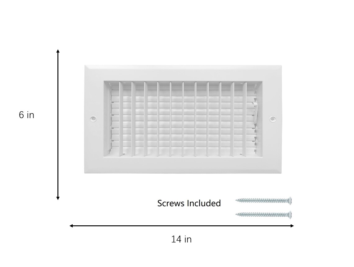 RELIABILT 6111406WH Sidewall-Ceiling-Registers - View #2