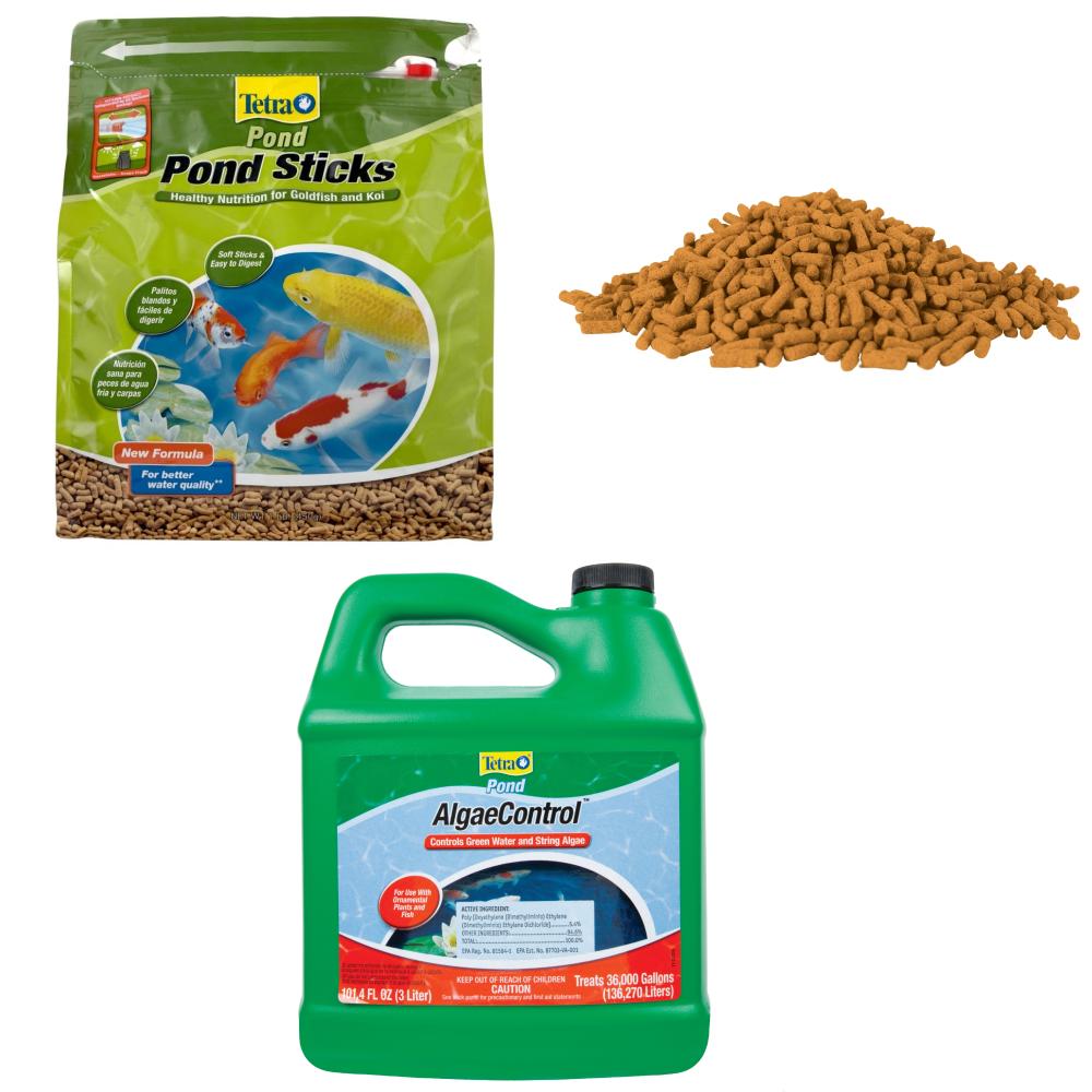 Tetra  Pond Fish Food and Algae Control Collection