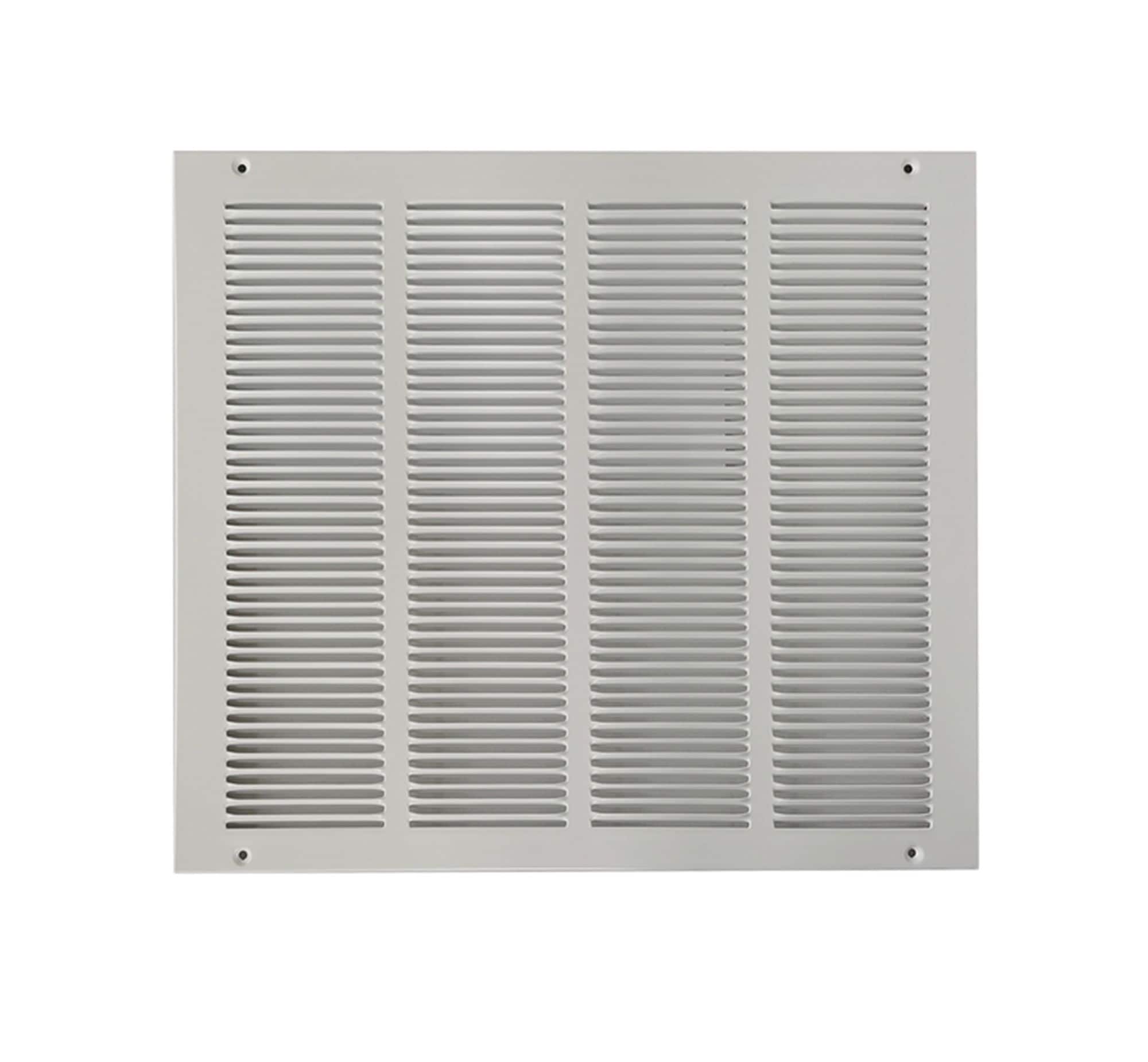 RELIABILT 7132020WH 20-Inches x 20-Inches Steel White Sidewall/Ceiling Return air grille