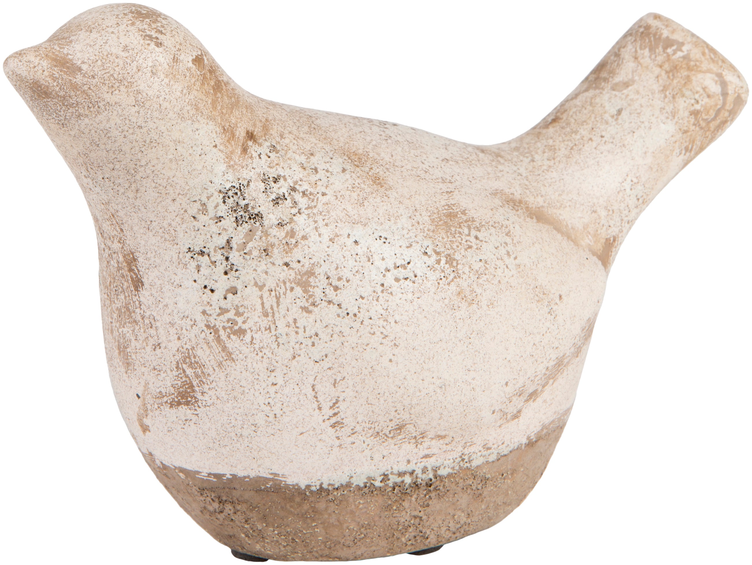 Livabliss LCL605-M Off-white Ceramic Art deco Vase