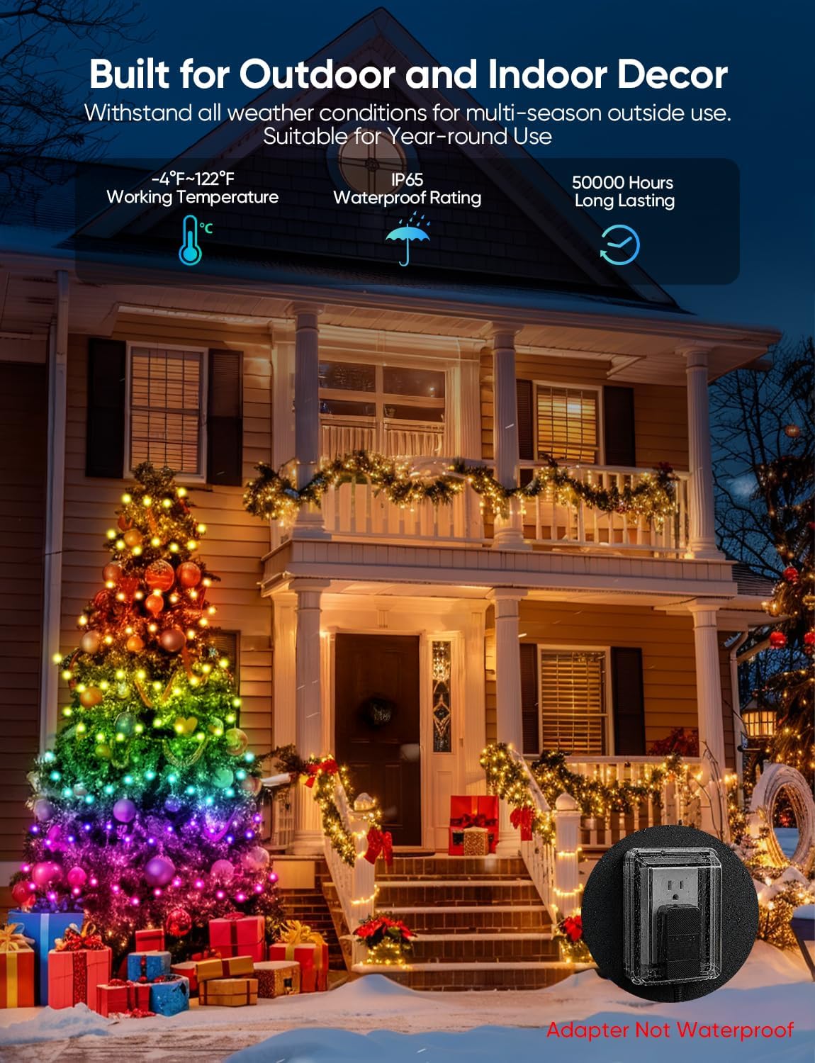 APPECK AP762740229379 Christmas-String-Lights - View #6