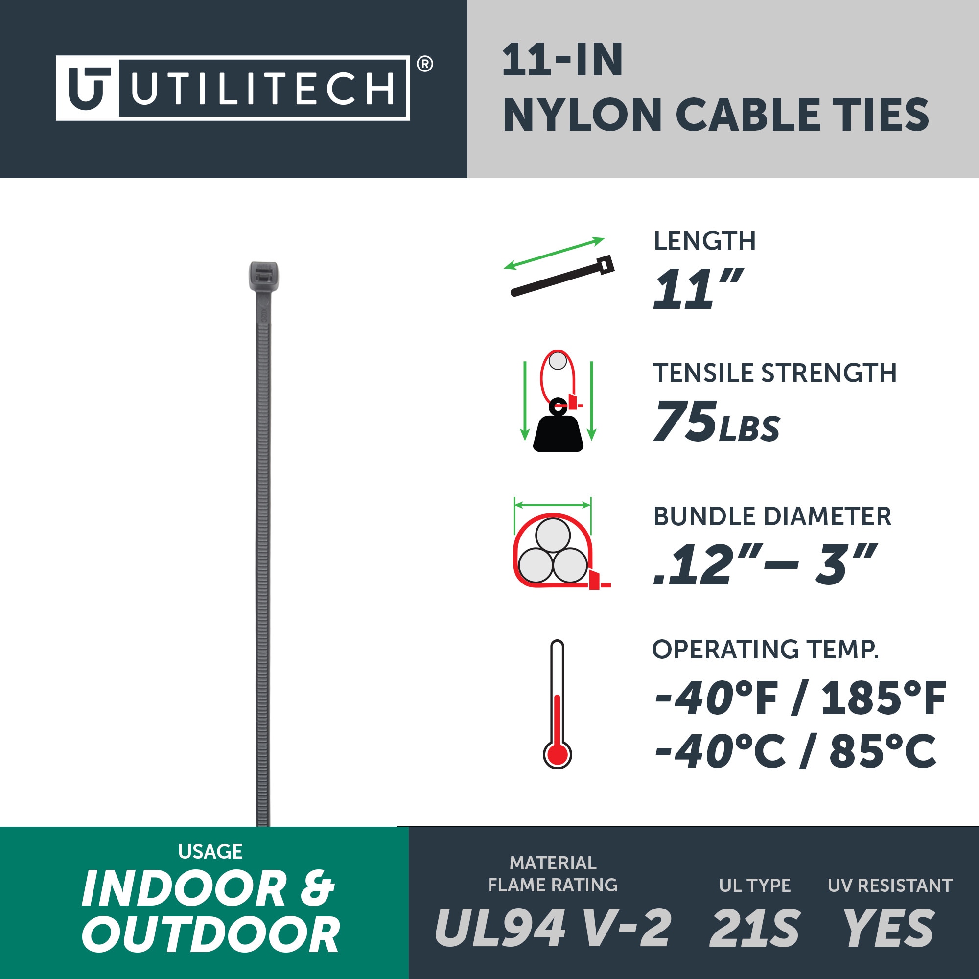 Utilitech SGY-CT157 Cable-Ties - View #4