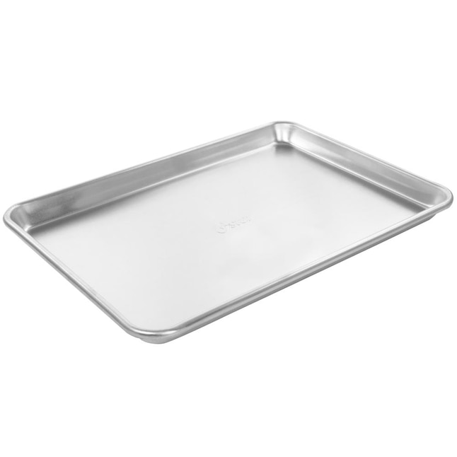 Gibson Home Oster 15 -in x 10.5 -in Baker's Glee Aluminum Cookie Sheet in  the Bakeware department at