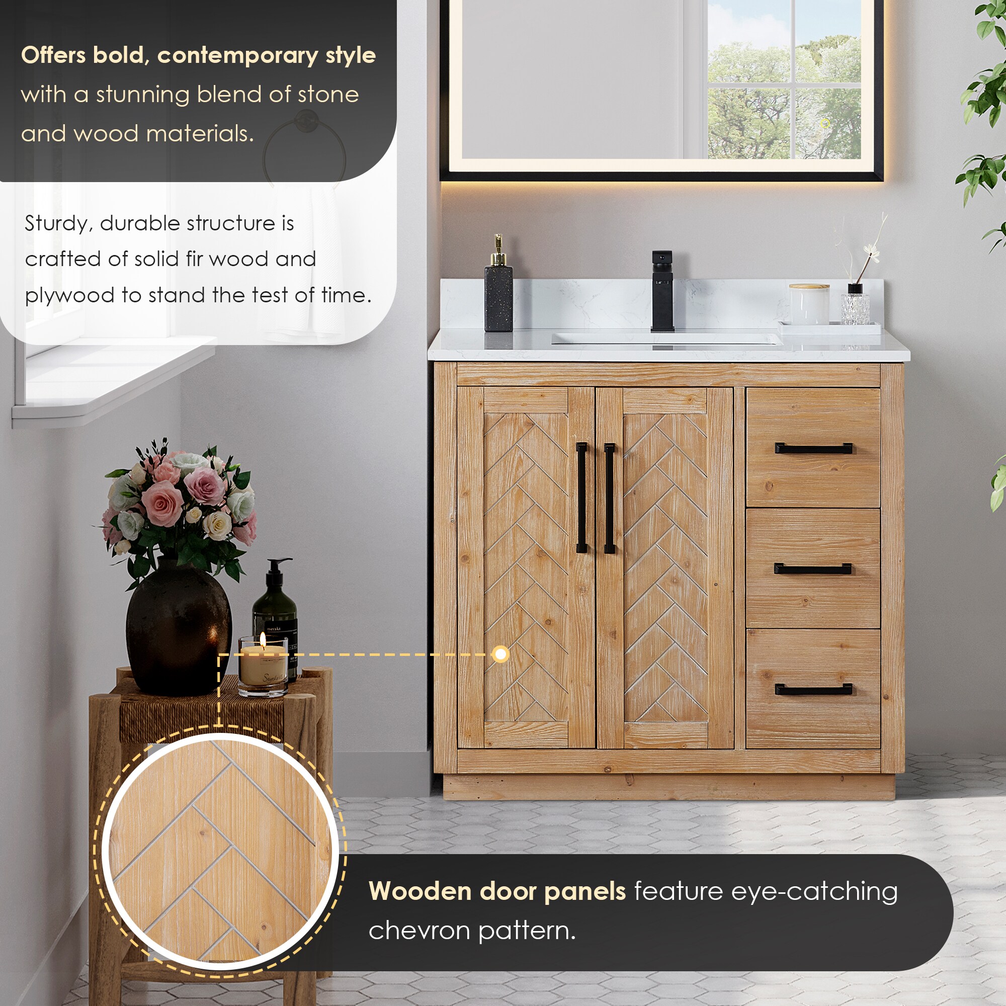 Altair 565036-LB-GW Bath-Vanity-Combo - View #8