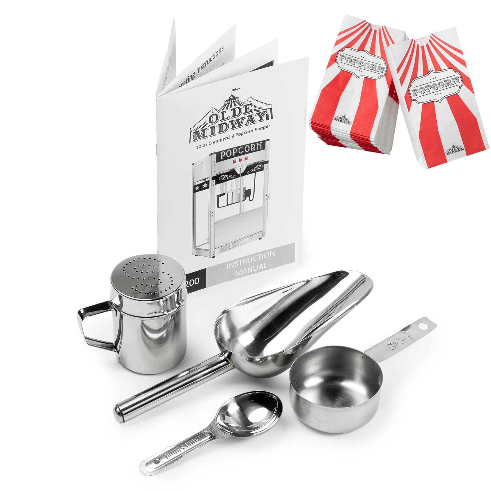 Olde Midway CON-POP-P1200-BLK Popcorn-Makers - View #7