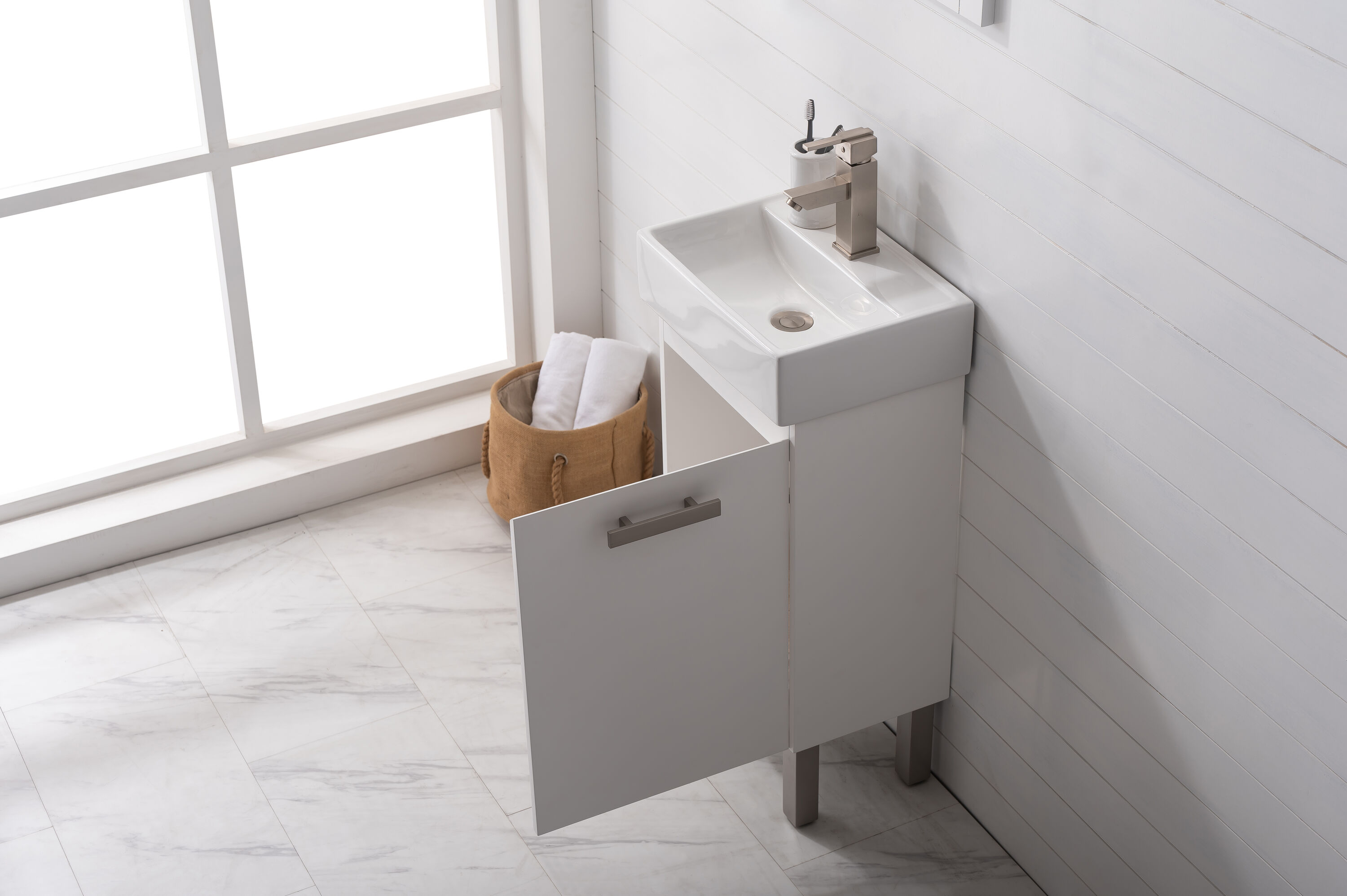 Design Element LS03-17-WT Bath-Vanity-Combo - View #4