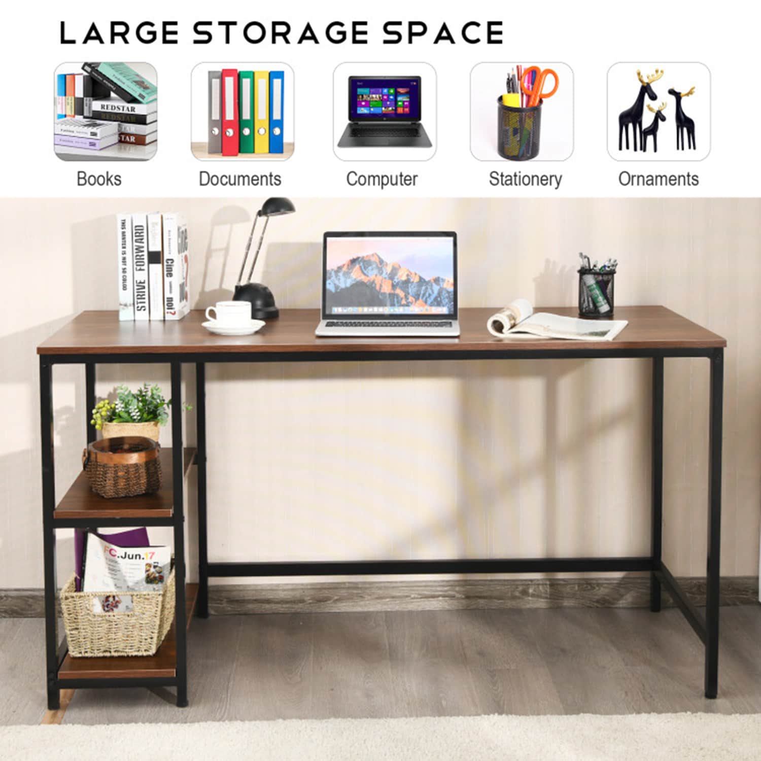Mondawe MO-HW65973WT-L desks - View #4