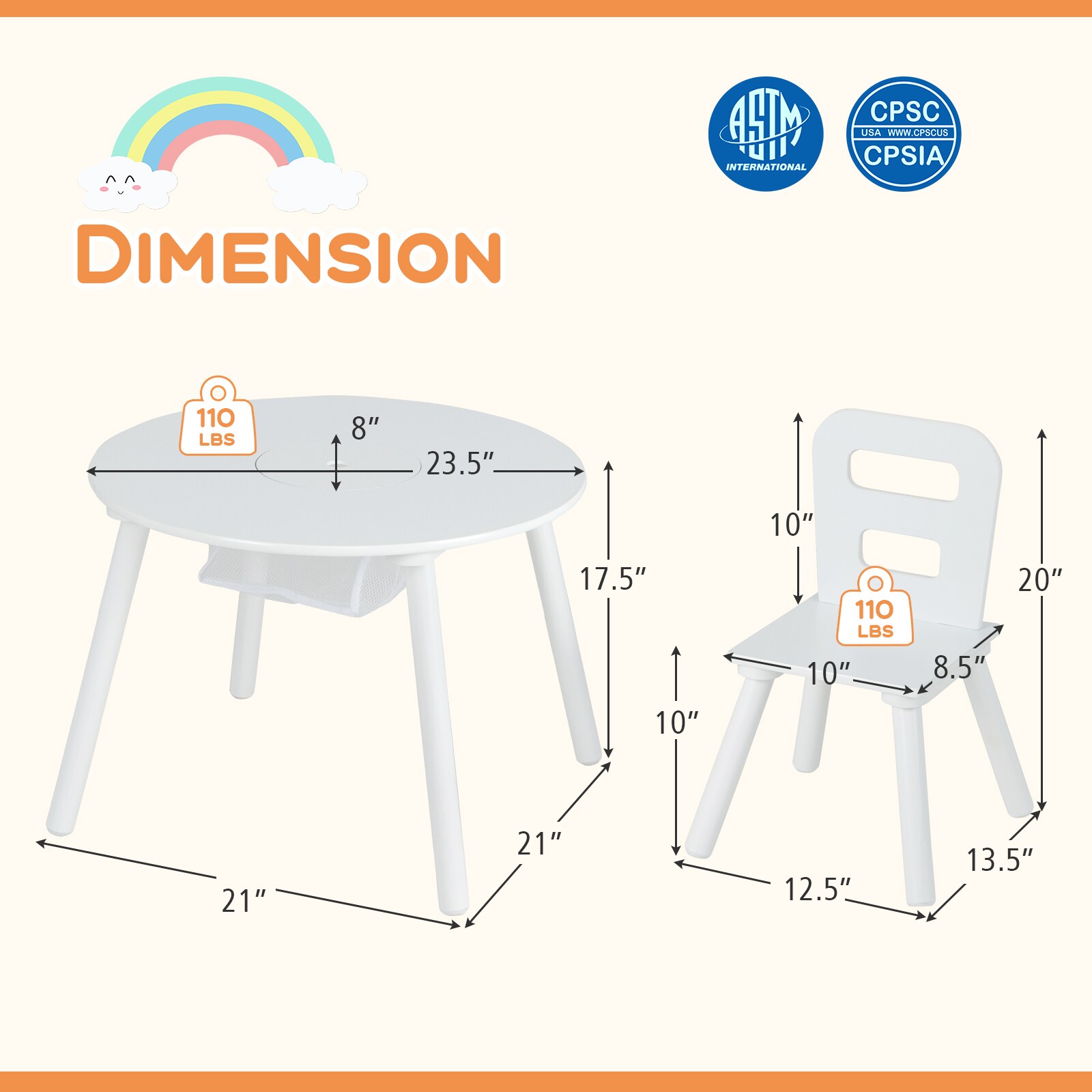 SUGIFT LW018SUGHY1473 Kids-Play-Tables - View #3