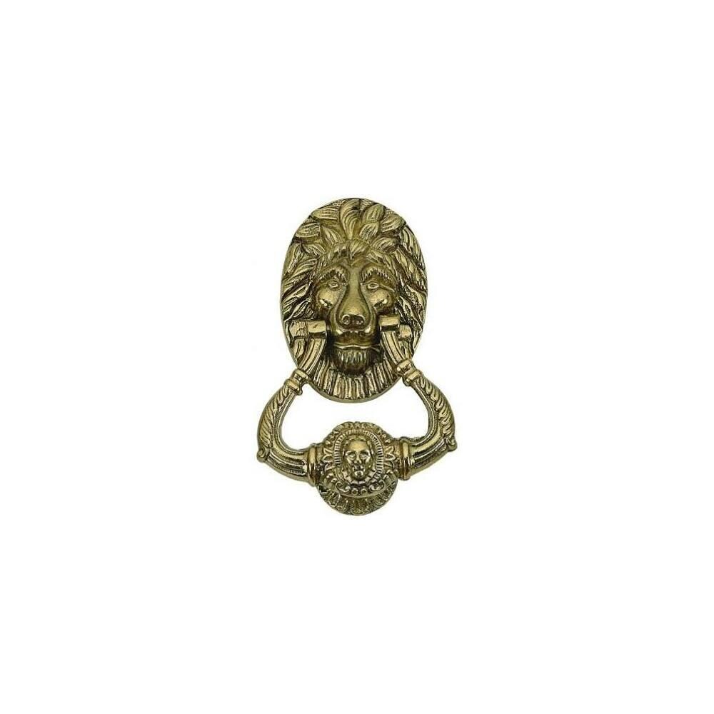 Brass Accents BRSA3125  A07-K5000-613VB 7.5 in. Venetian Bronze Lion Door Knocker