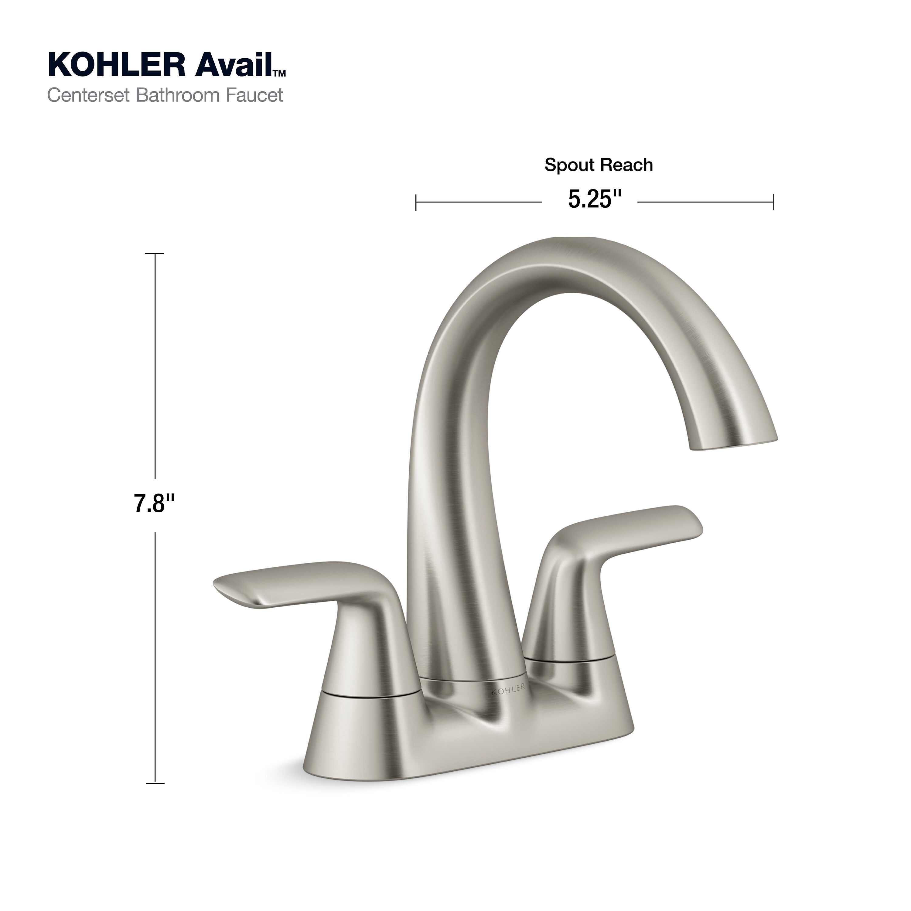 KOHLER K-R33047-4D-BN Lavatory-Faucets - View #8