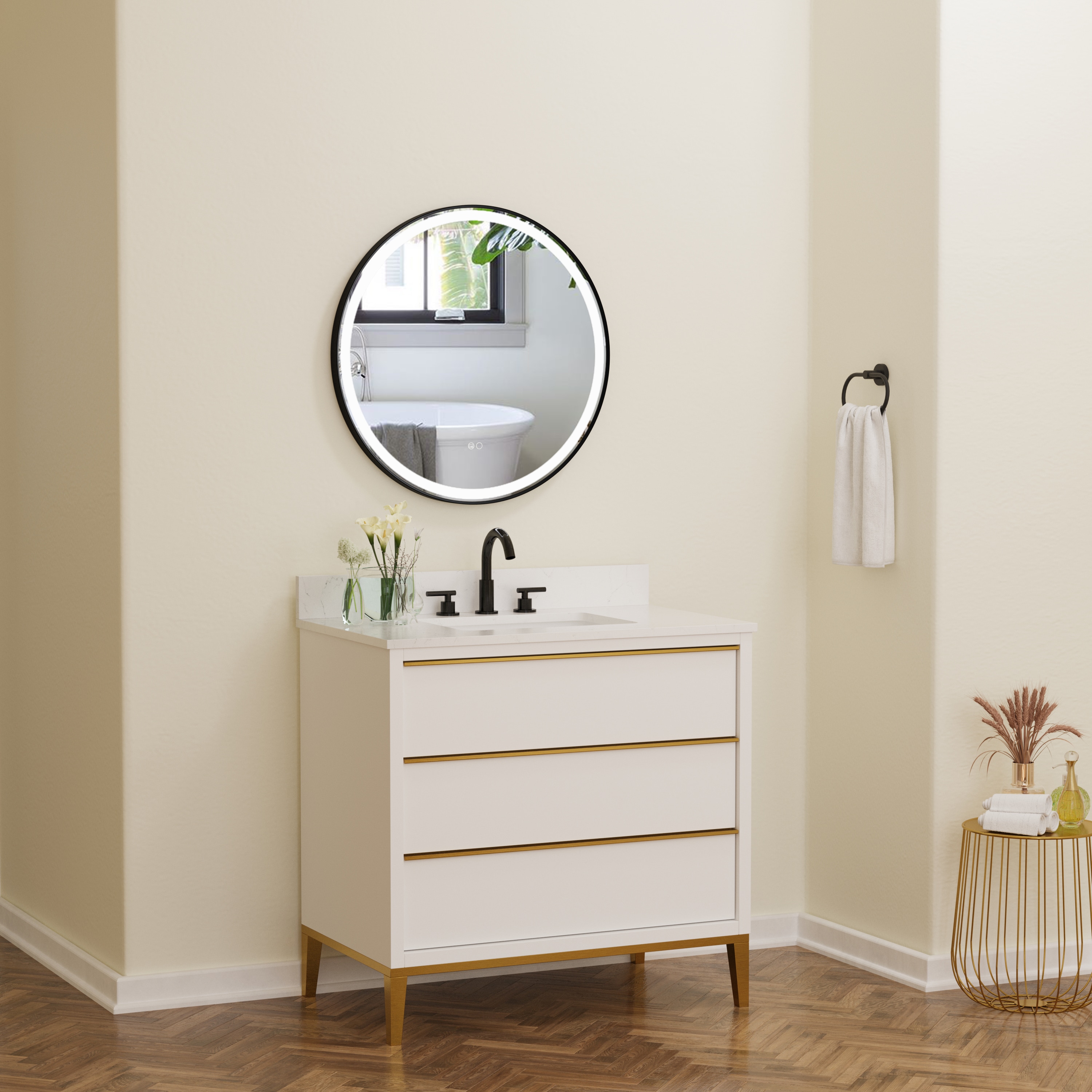 CALVON RC9-2828MB Framed-Bath-Mirrors - View #12