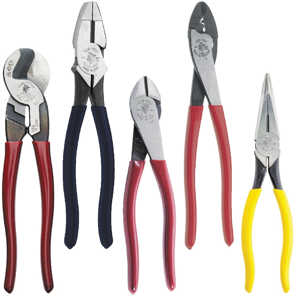 Klein Tools 80087 Dipped Plier Kit, 5-Piece