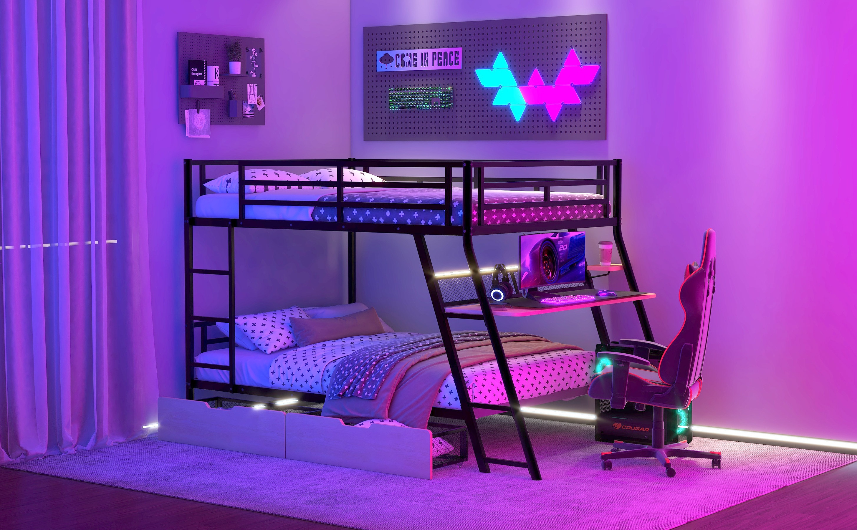 ModernLuxe GX001517AAB Bunk-Beds - View #3