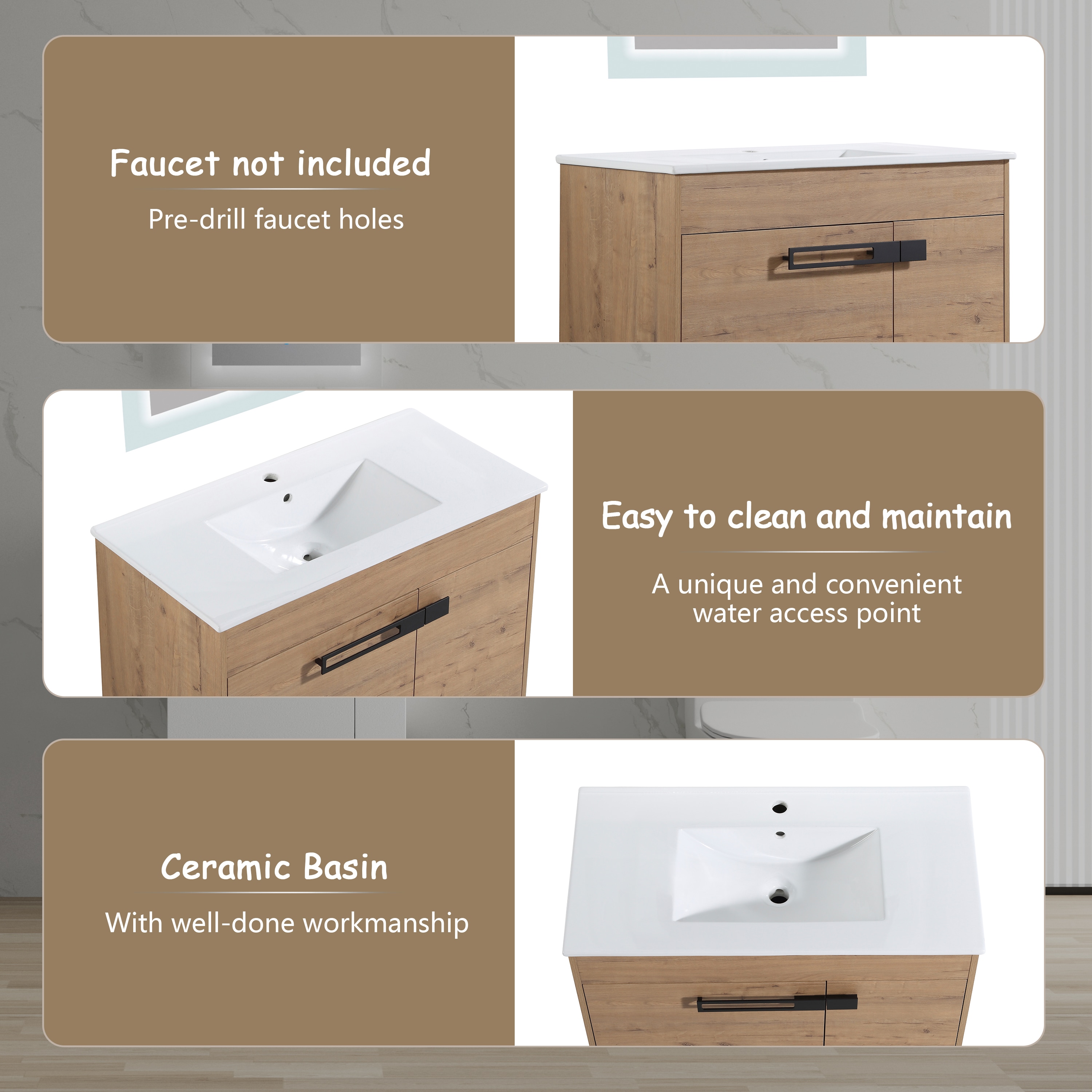 Forclover QNM-0136-IMO Bath-Vanity-Combo - View #5