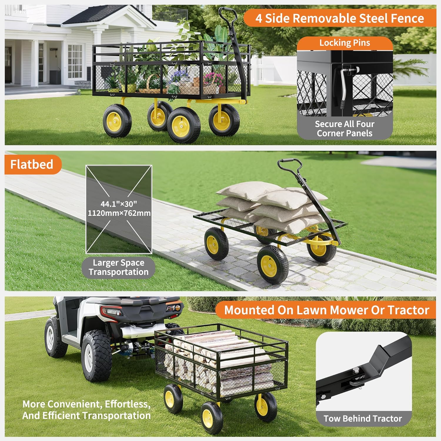 GAOMON CQC-CRB3KL-RX1N Yard-Carts - View #4