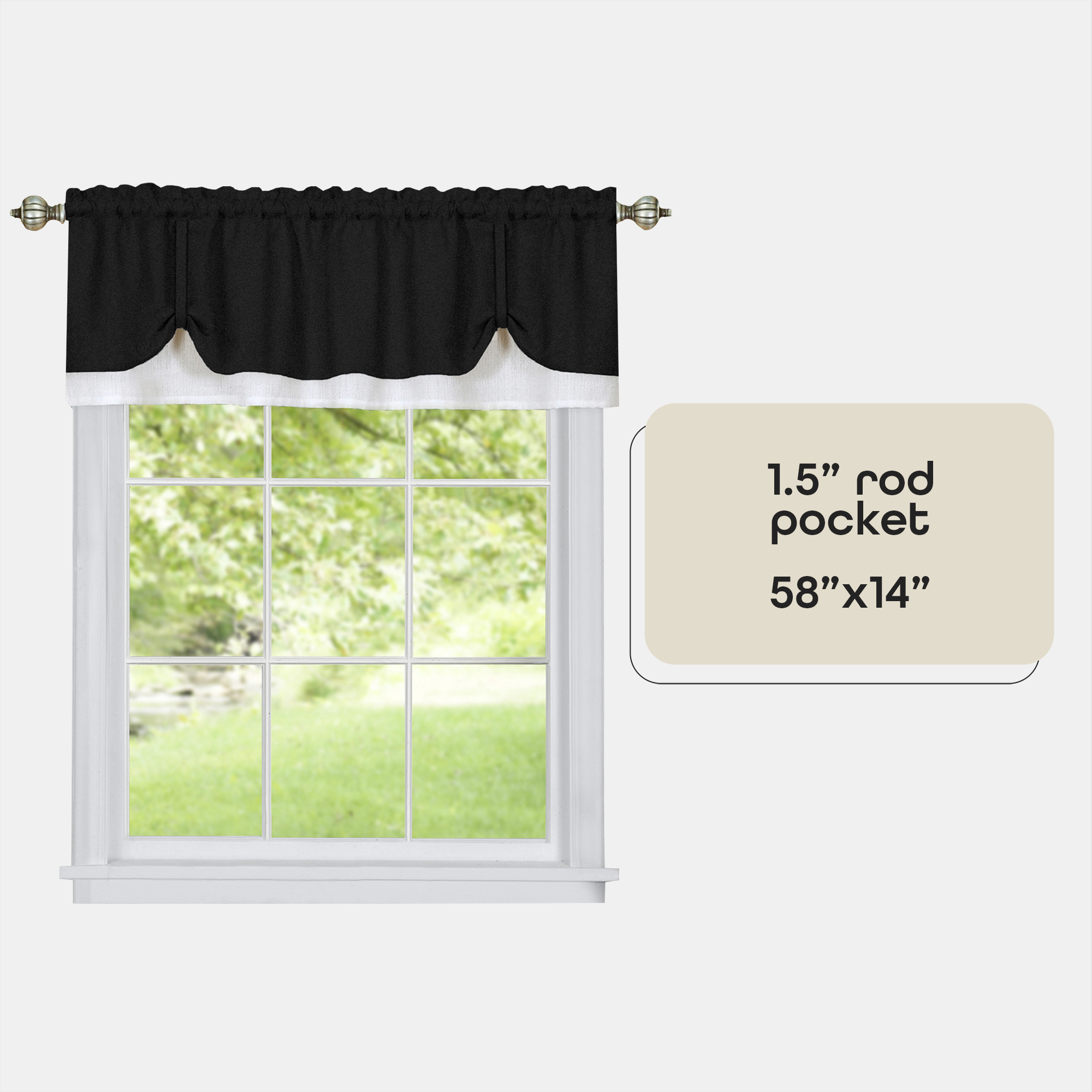 Achim DRVL14BW12 valances - View #9