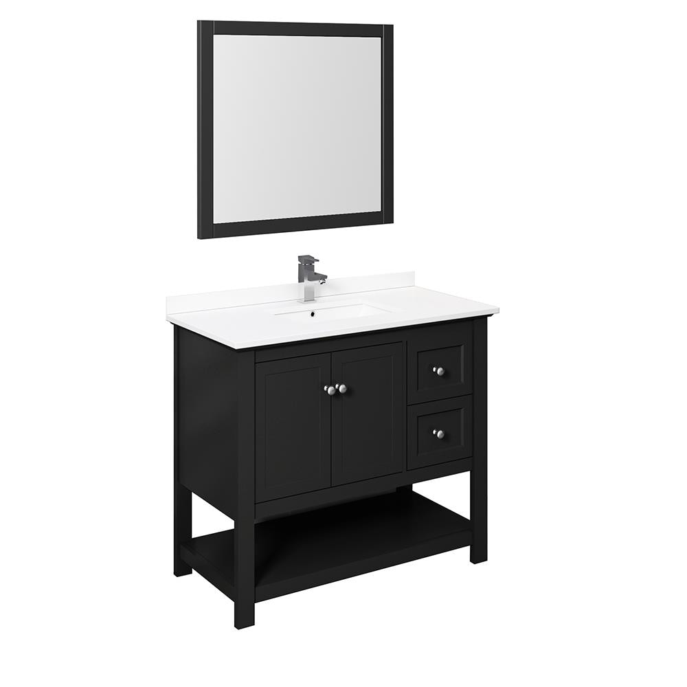 Fresca FVN2340BL Bath-Vanity-Combo - View #2